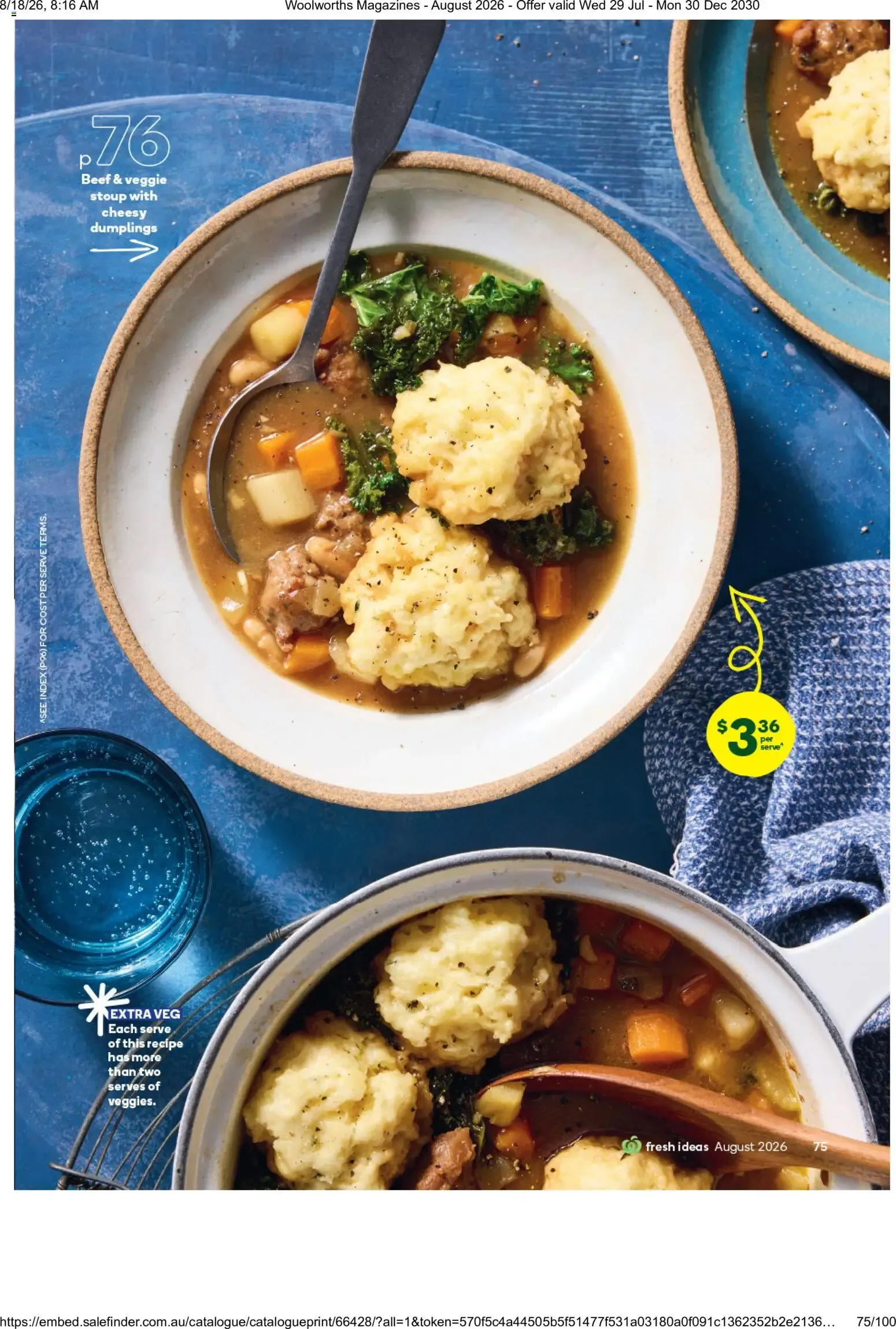 Woolworths Fresh Ideas - August 2026 - Catalogue valid from 29 July to 30 December 2030 - page 75