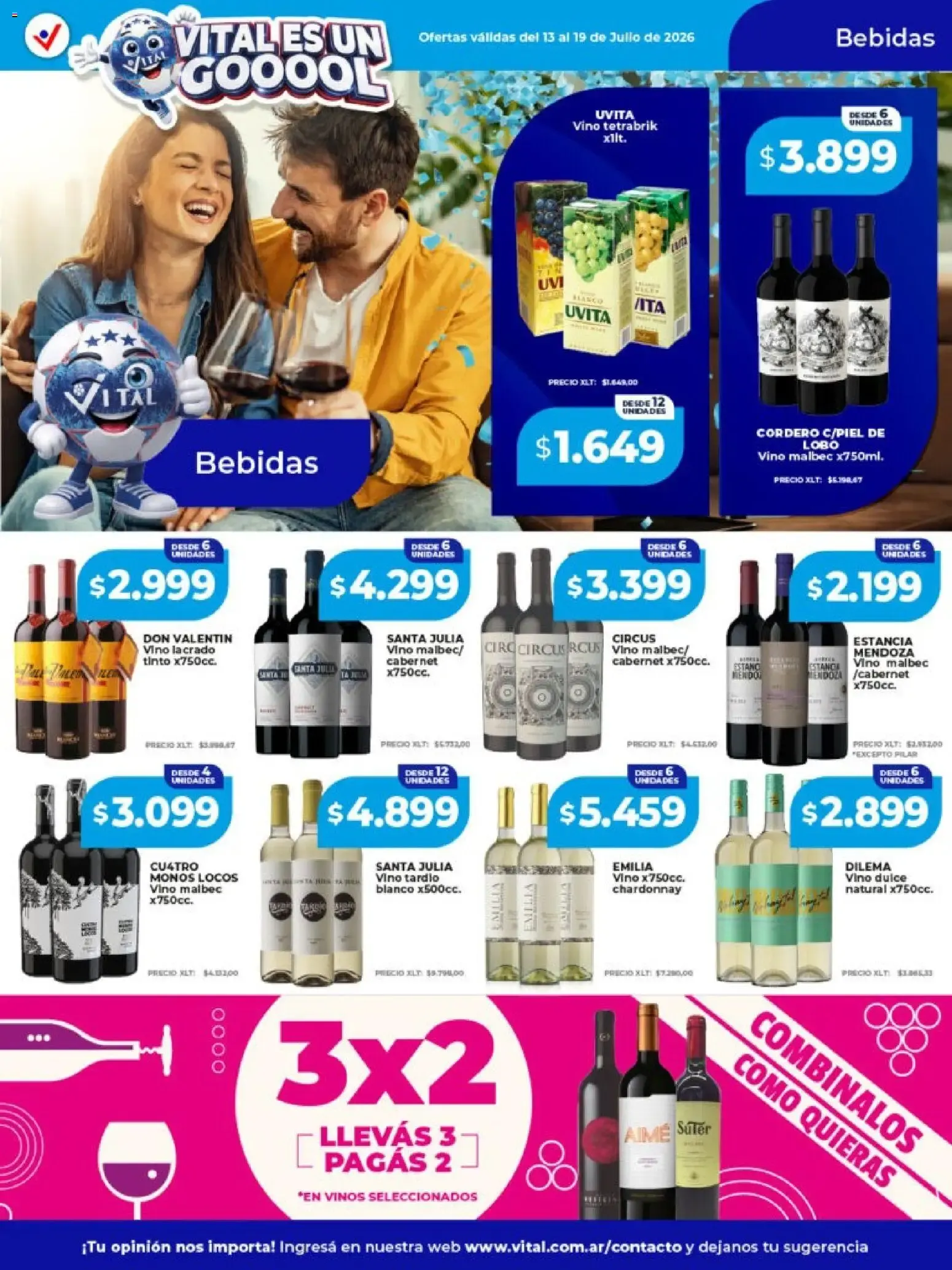 Ofertas de Vital - Ofertas || del 13/07/2026 - 19/07/2026 || Catálogo 13 de julio al 19 de julio 2026 - Página 11 del catálogo