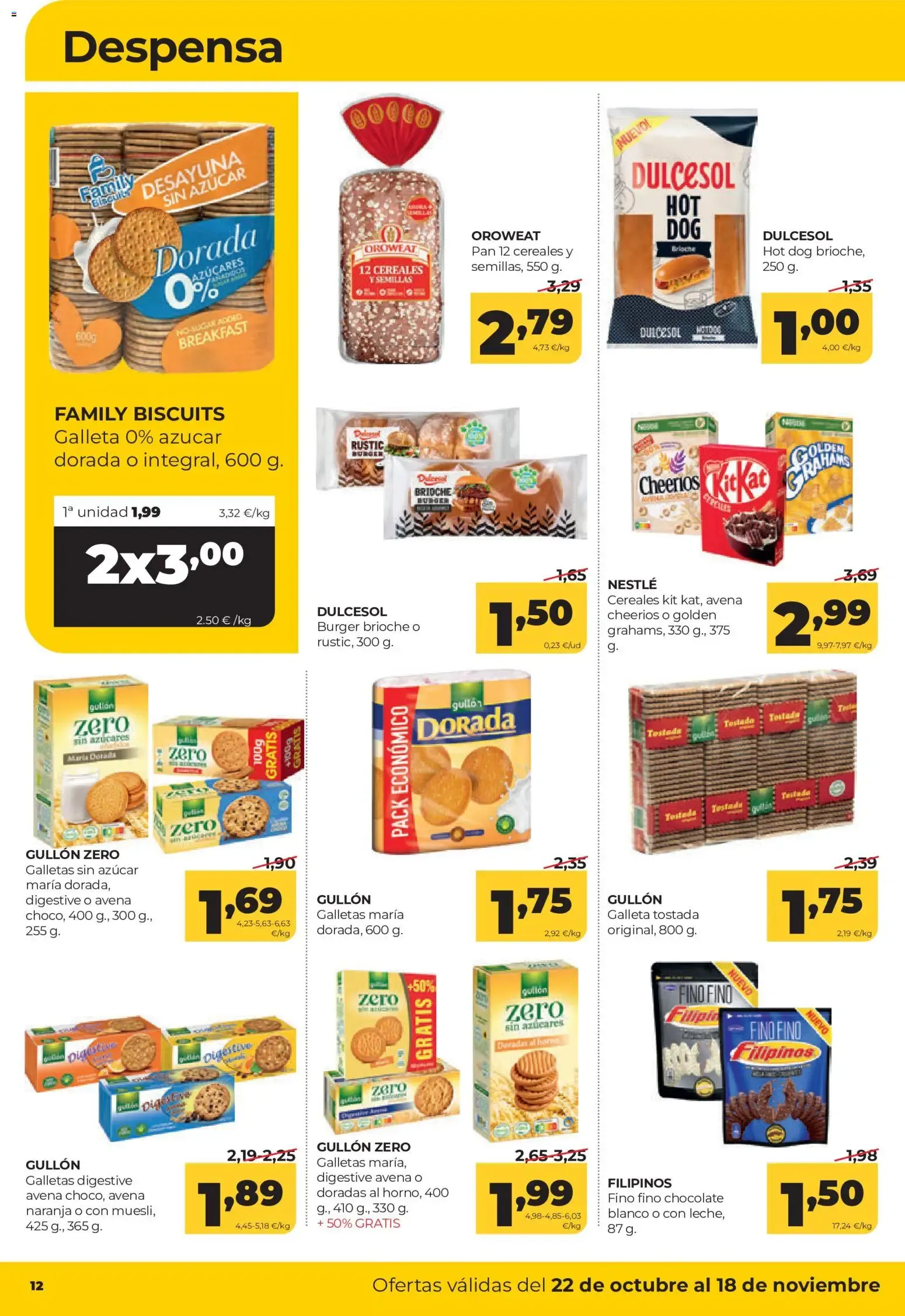 Catálogo de Alimerka folleto >> 22/10 - 18/11/2026 (catálogo) 22 de octubre al 18 de noviembre 2026 - Página 12