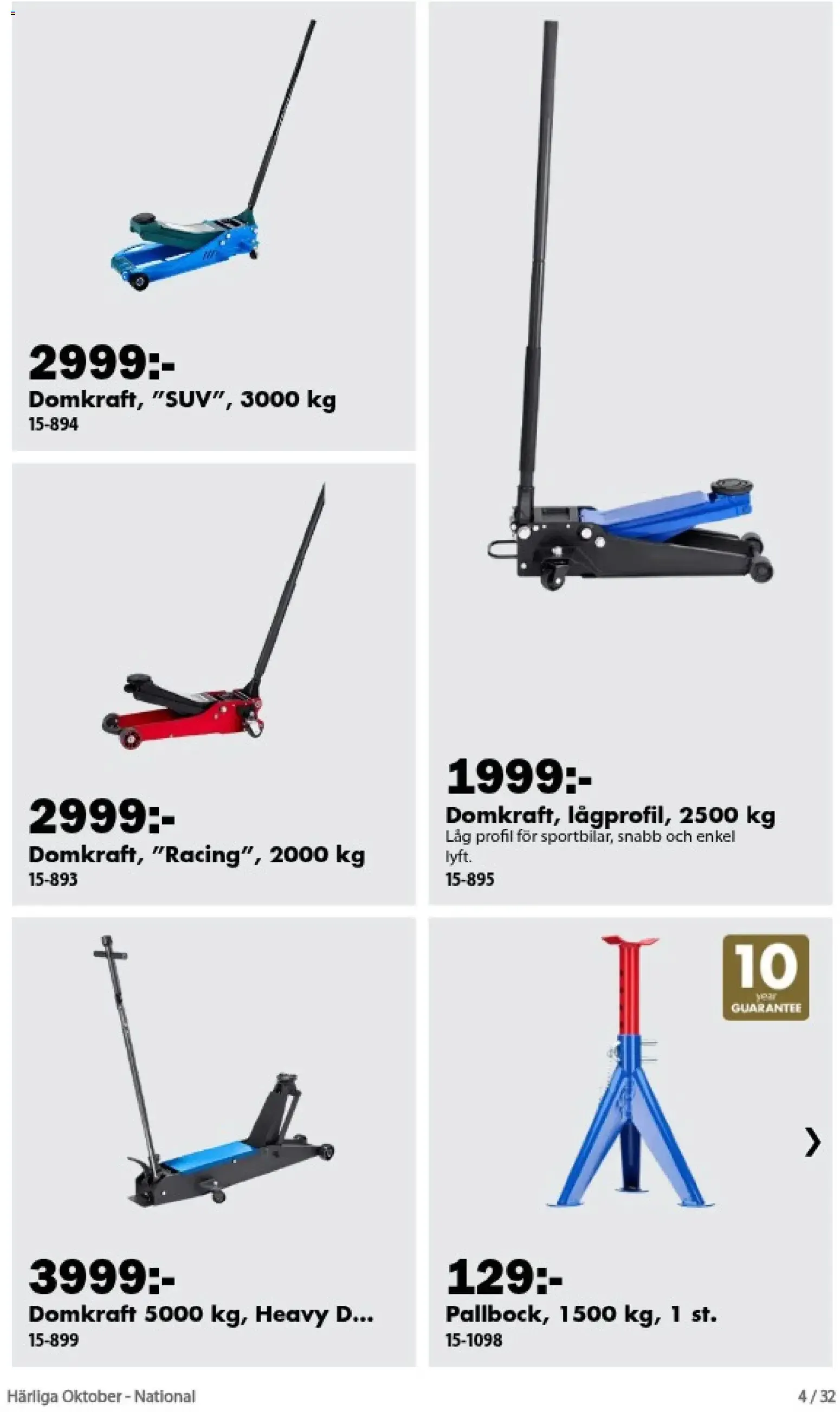 Biltema från 25 september till 22 oktober 2026 - Reklamblad sidor 4