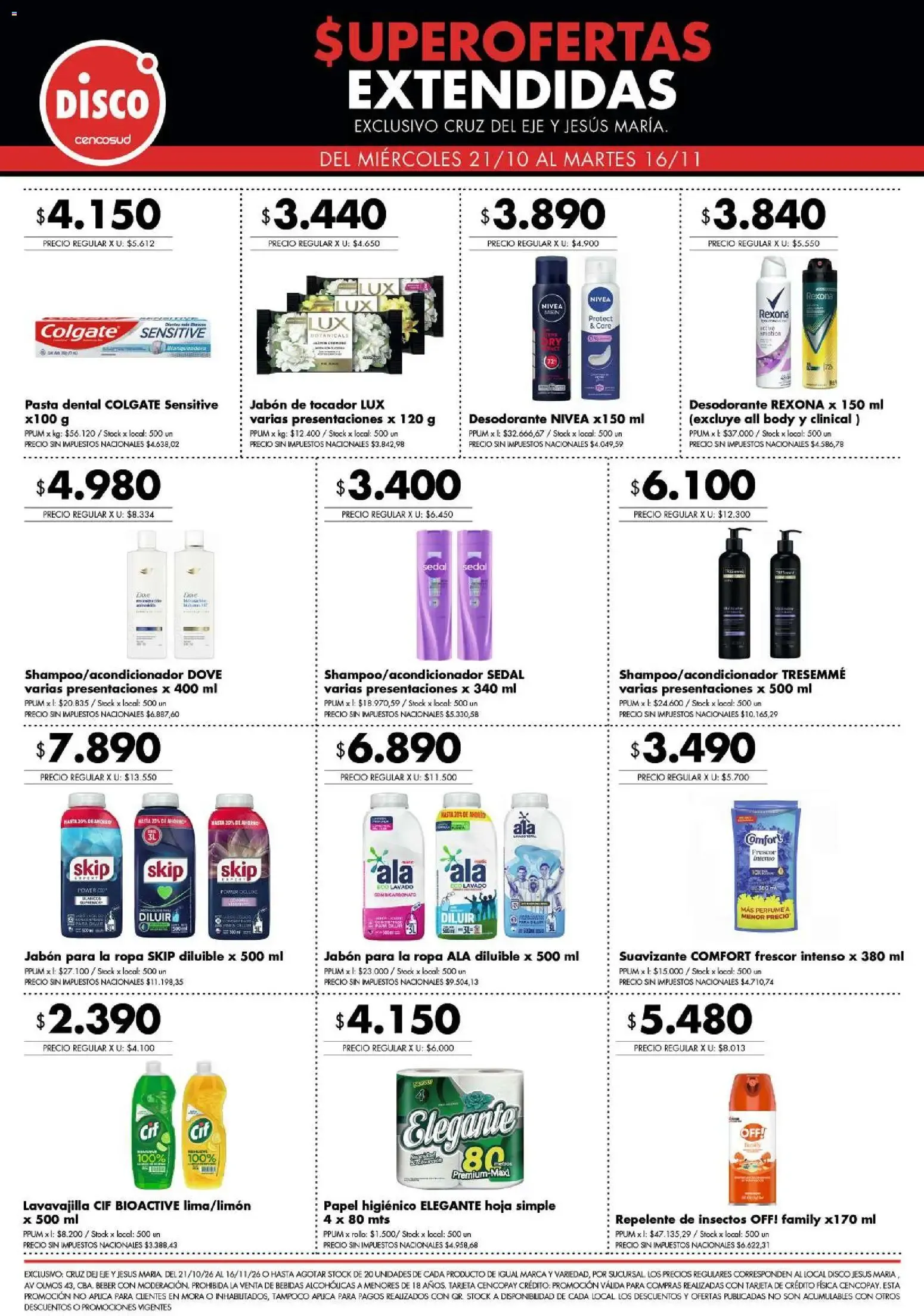 Ofertas de Disco - Superofertas Extendidas del 21/10/2026 - 16/11/2026 21 de octubre al 16 de noviembre 2026 - Página 4 del catálogo