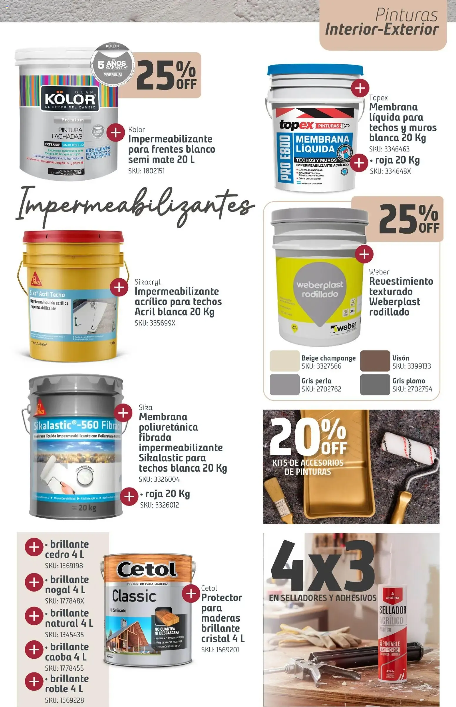 Ofertas de Sodimac: Especial Renovación 4 de agosto al 31 de agosto 2026 - Página 17 del catálogo