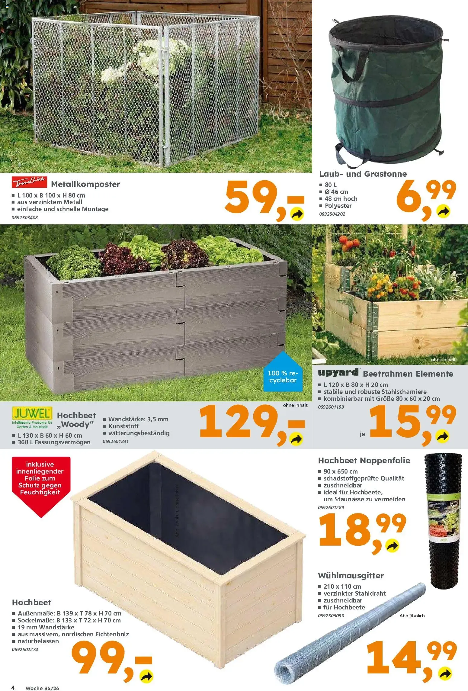 Globus Baumarkt Prospekt (ab 31.08.2026) zum Blättern von 31. August bis 5. September 2026 - Prospekt seite 4