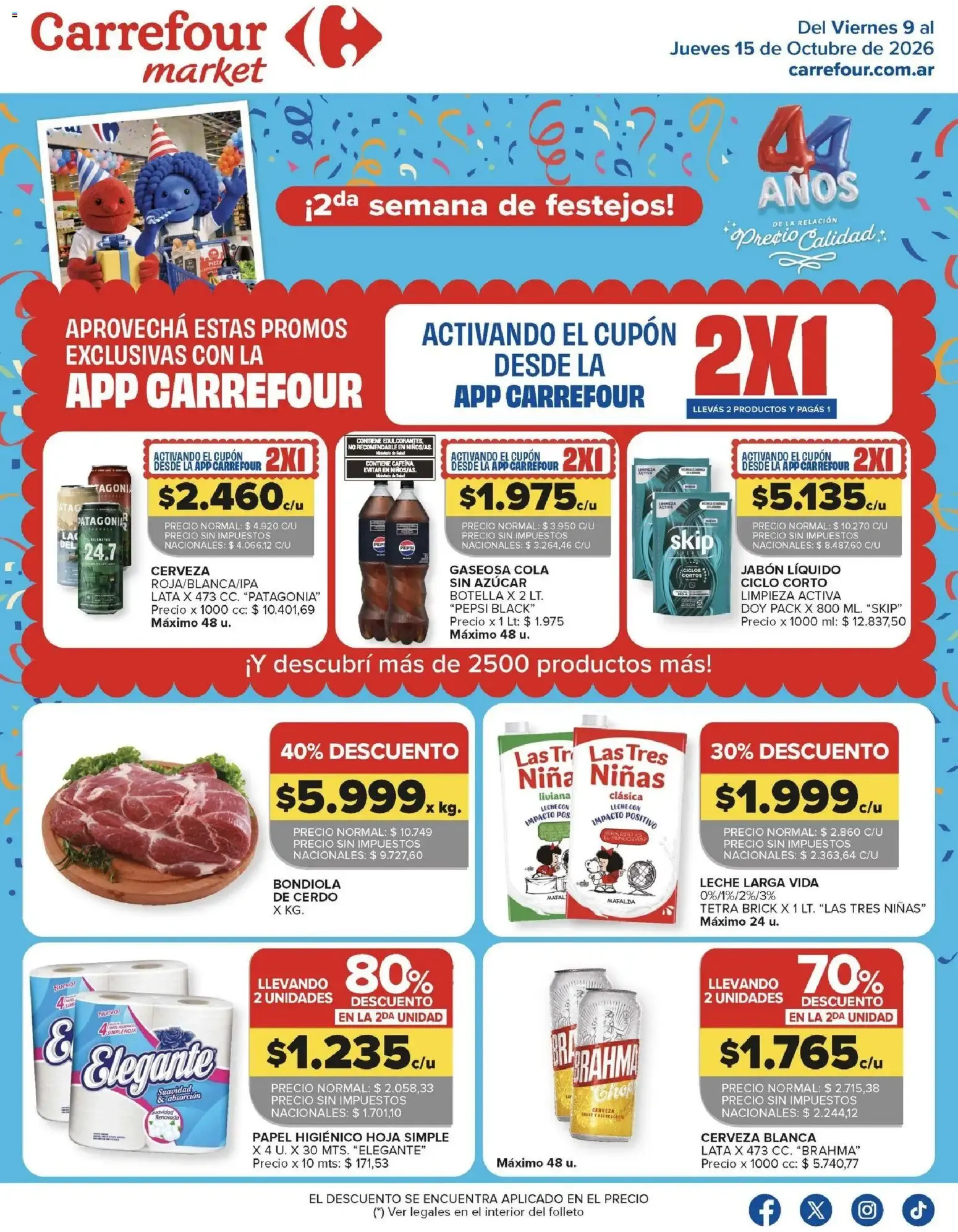 Ofertas de Carrefour Ofertas || del 09/10/2026 - 15/10/2026 || Promociones 9 de octubre al 15 de octubre 2026 - Página 43 del catálogo