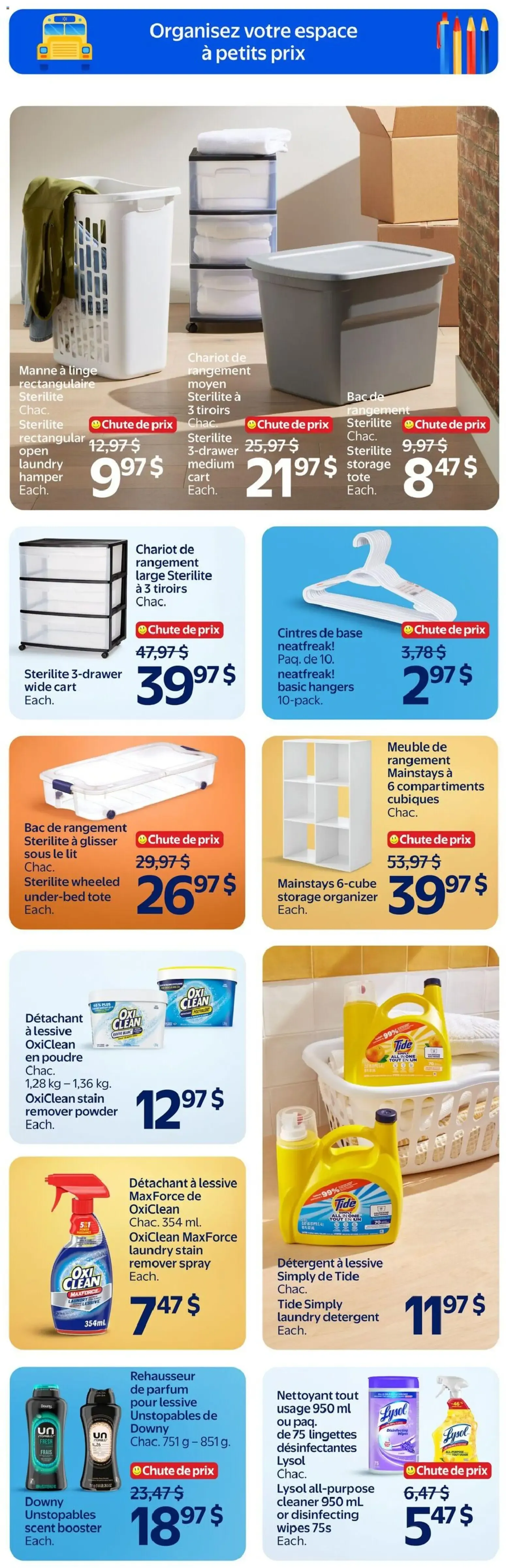 Walmart: Économisez plus. Vivez mieux. y La rentrée des classes. from August 27 to September 2 2026 - flyer page 28