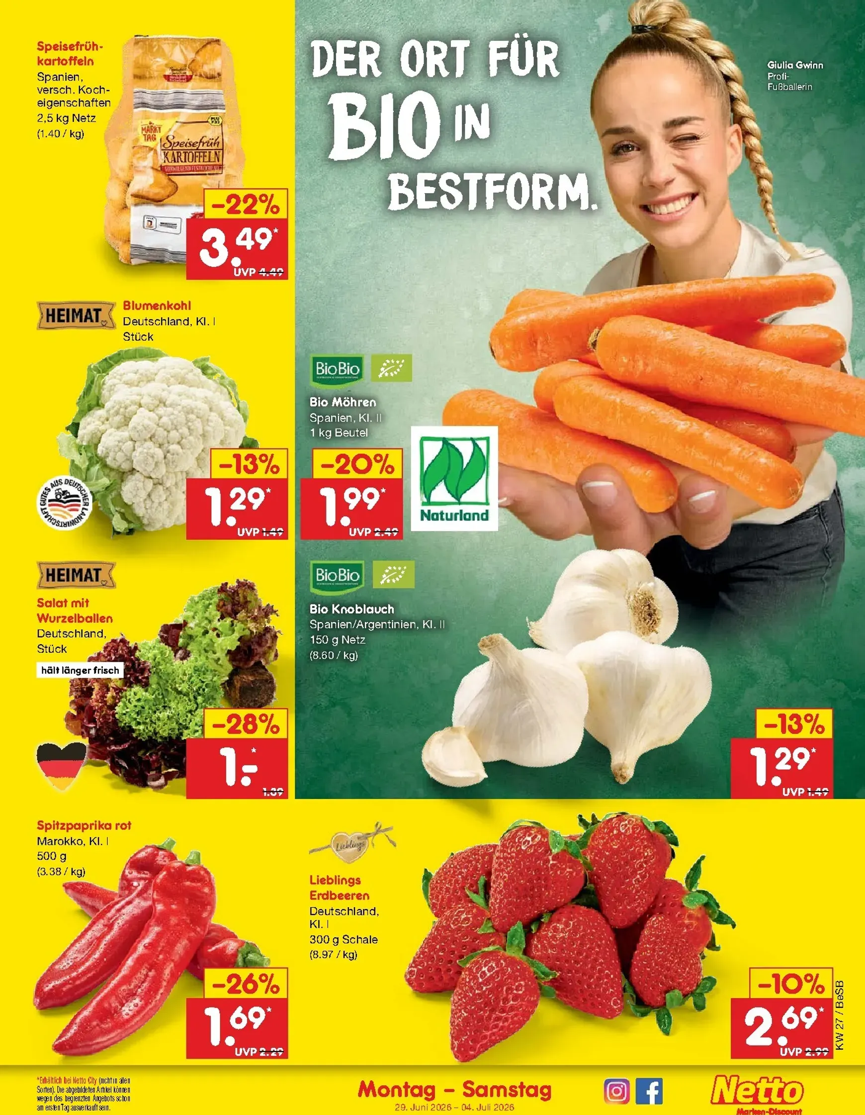 Netto Marken Discount - Wochenangebote Prospekt – von Montag 29.06.2026 bis Samstag 04.07.2026 von 29. Juni bis 4. Juli 2026 - Prospekt seite 10