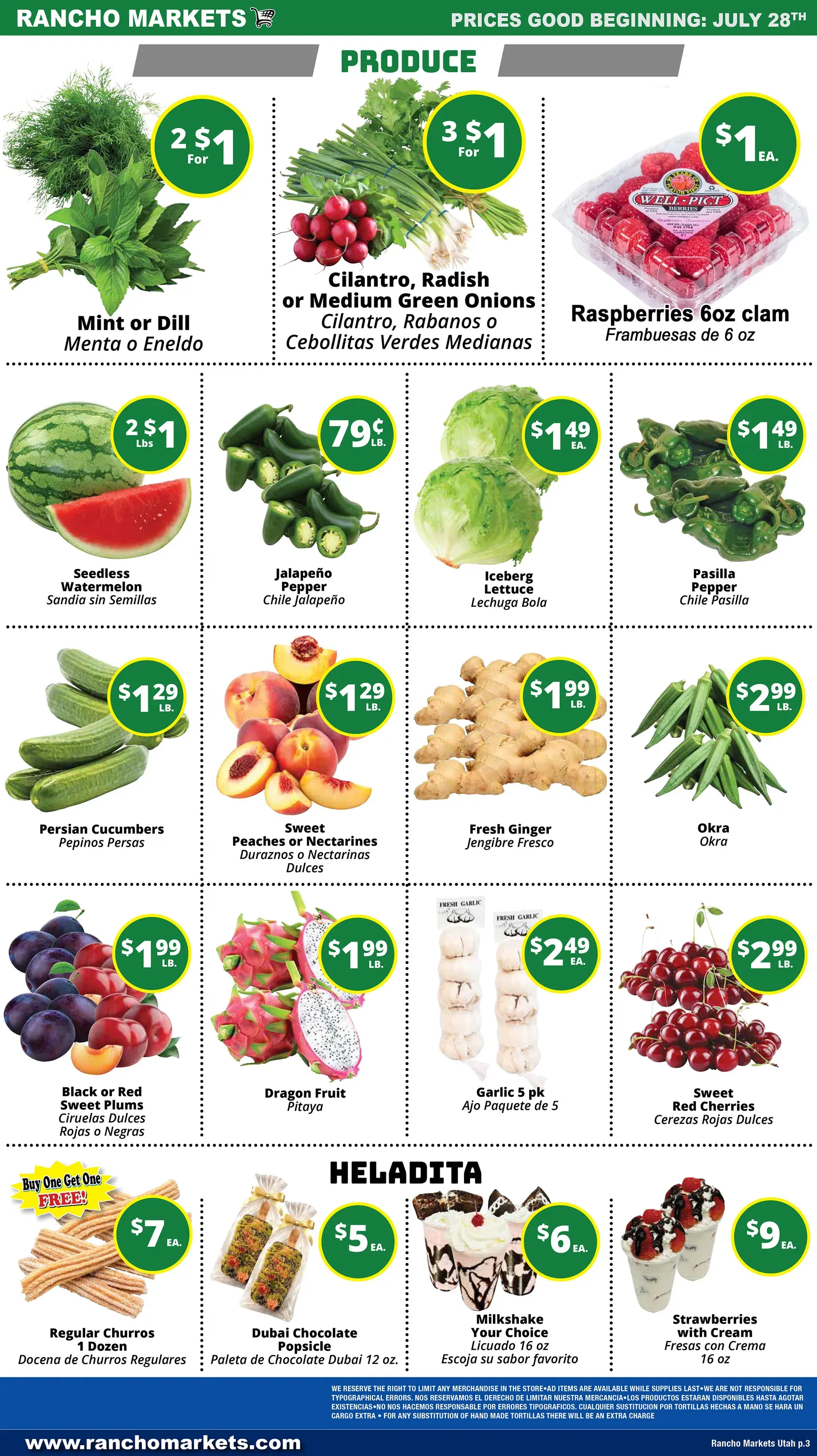 Weekly ad Rancho Markets: Weekly Specials from July 28 to August 3 2026 - Page 5