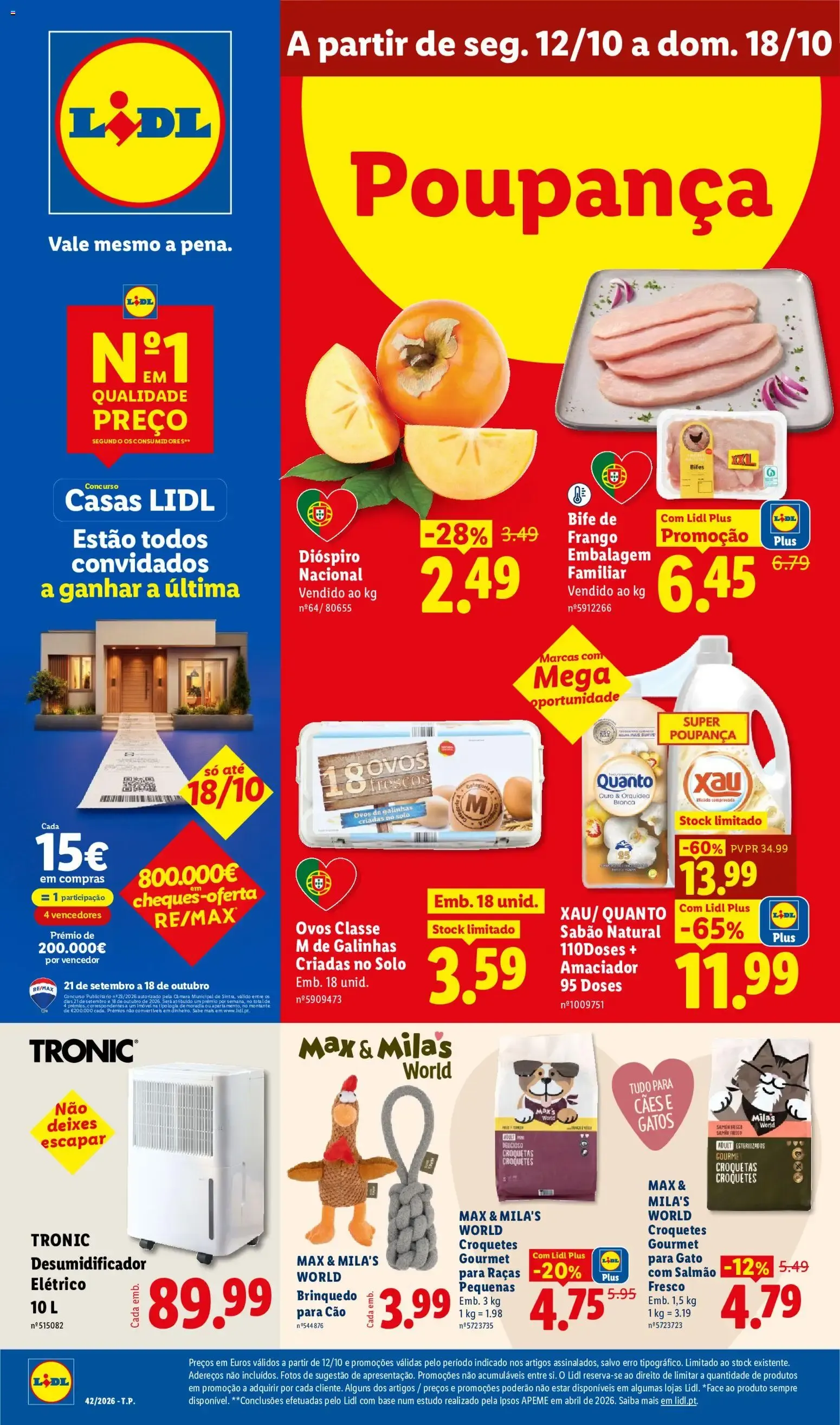Folheto Lidl folheto » de 12/10/2026 - 18/10/2026 de 12 de outubro até 18 de outubro 2026 - Pagina 1