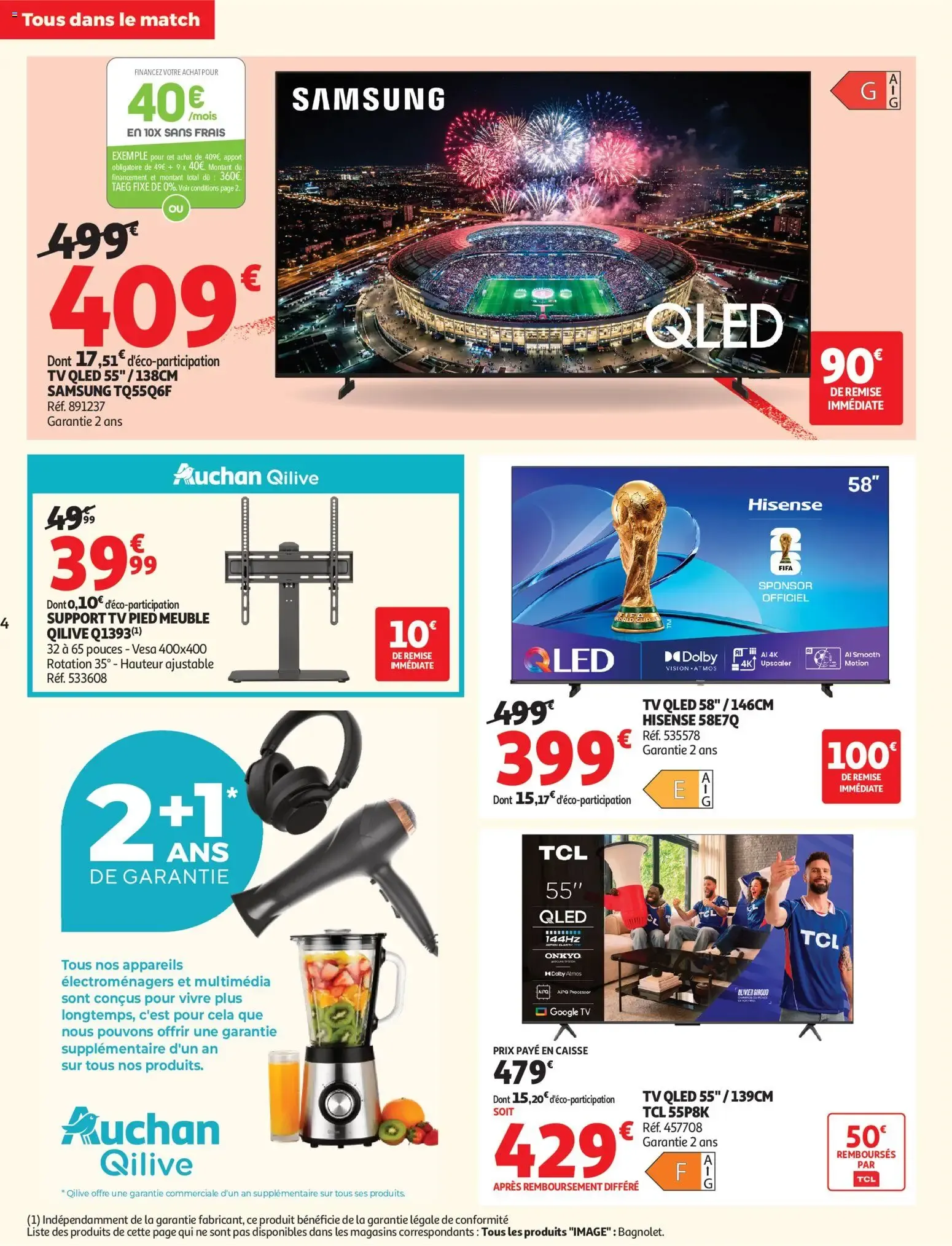 Tous dans le match, Pros des bons plans du 26 mai au 14 juin 2026 - Catalogue page 4