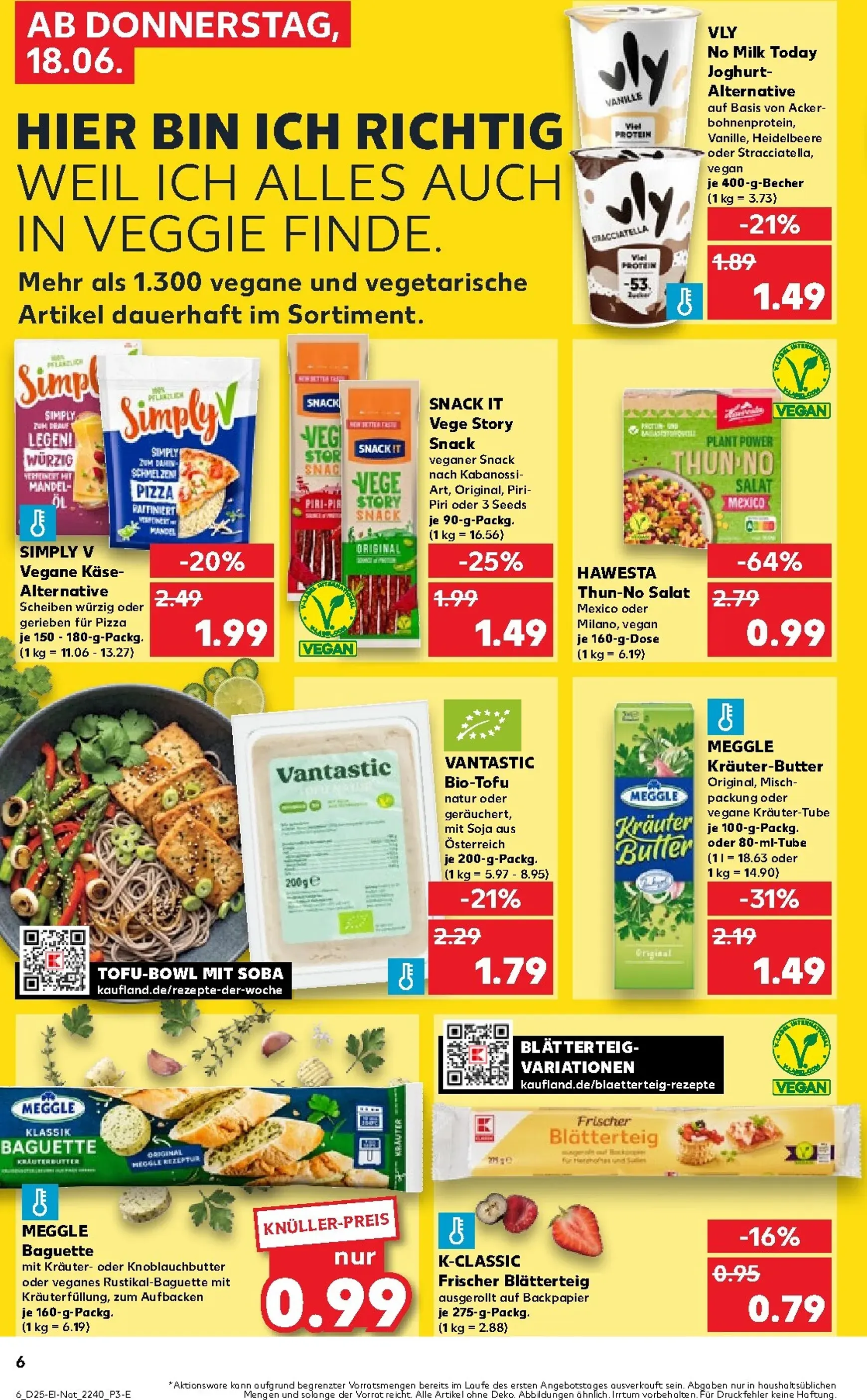 Kaufland Bio Prospekt – von Donnerstag 18.06.2026 bis Mittwoch 24.06.2026 von 18. Juni bis 24. Juni 2026 - Prospekt seite 6