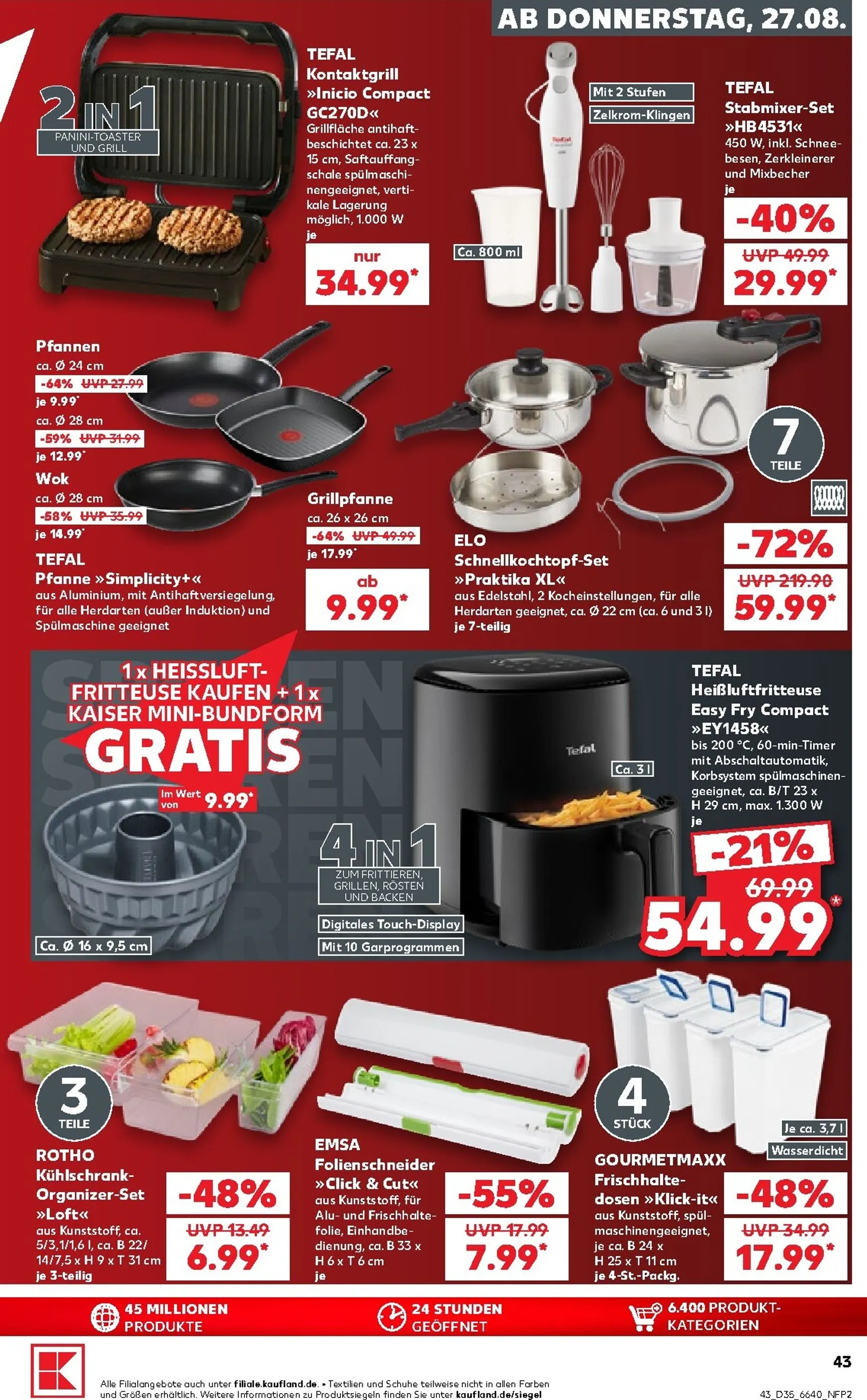 Kaufland Prospekt nächste Woche – von Donnerstag 27.08.2026 bis Mittwoch 02.09.2026 von 27. August bis 2. September 2026 - Prospekt seite 44
