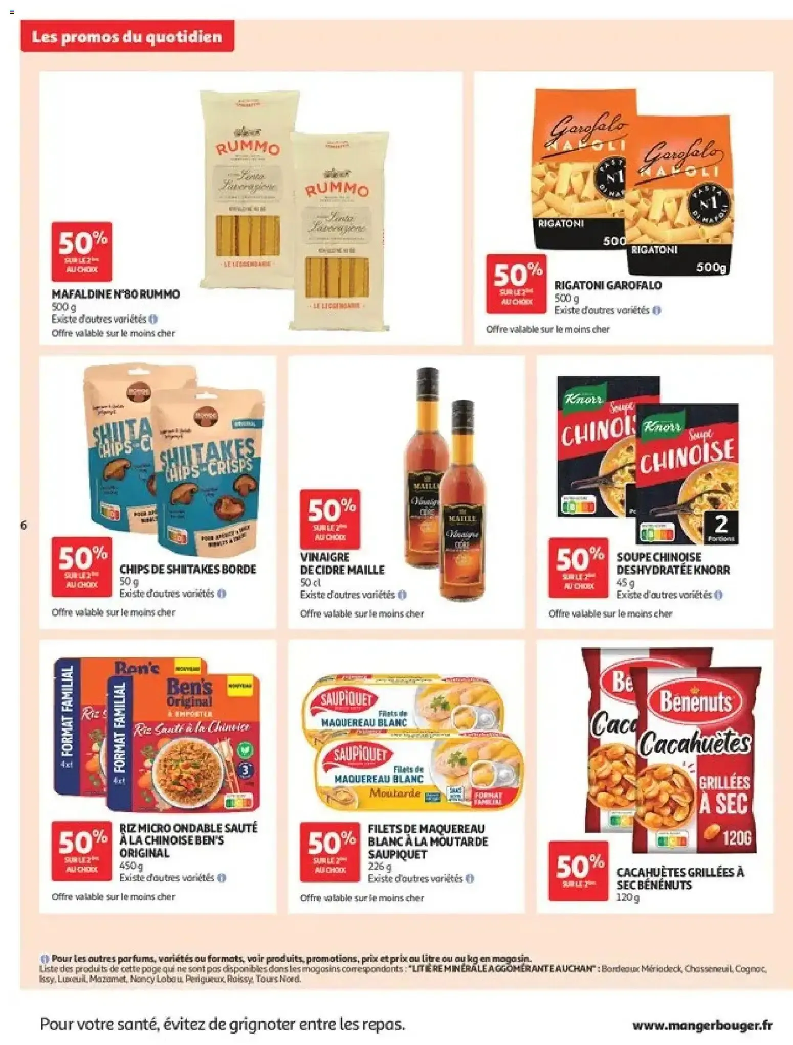 Auchan Les promos du moment à partir du 01/09/2026 - promo en ligne du 1 septembre au 13 septembre 2026 - Catalogue page 6