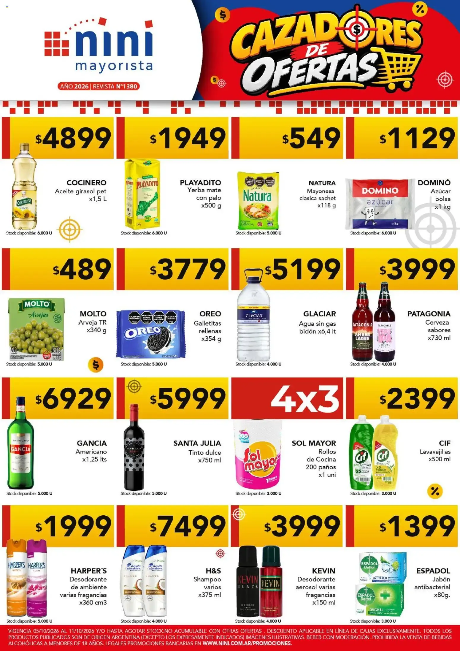 Ofertas de NINI Mayorista catálogo del 05/10/2026 - 11/10/2026 5 de octubre al 11 de octubre 2026 - Página 1 del catálogo
