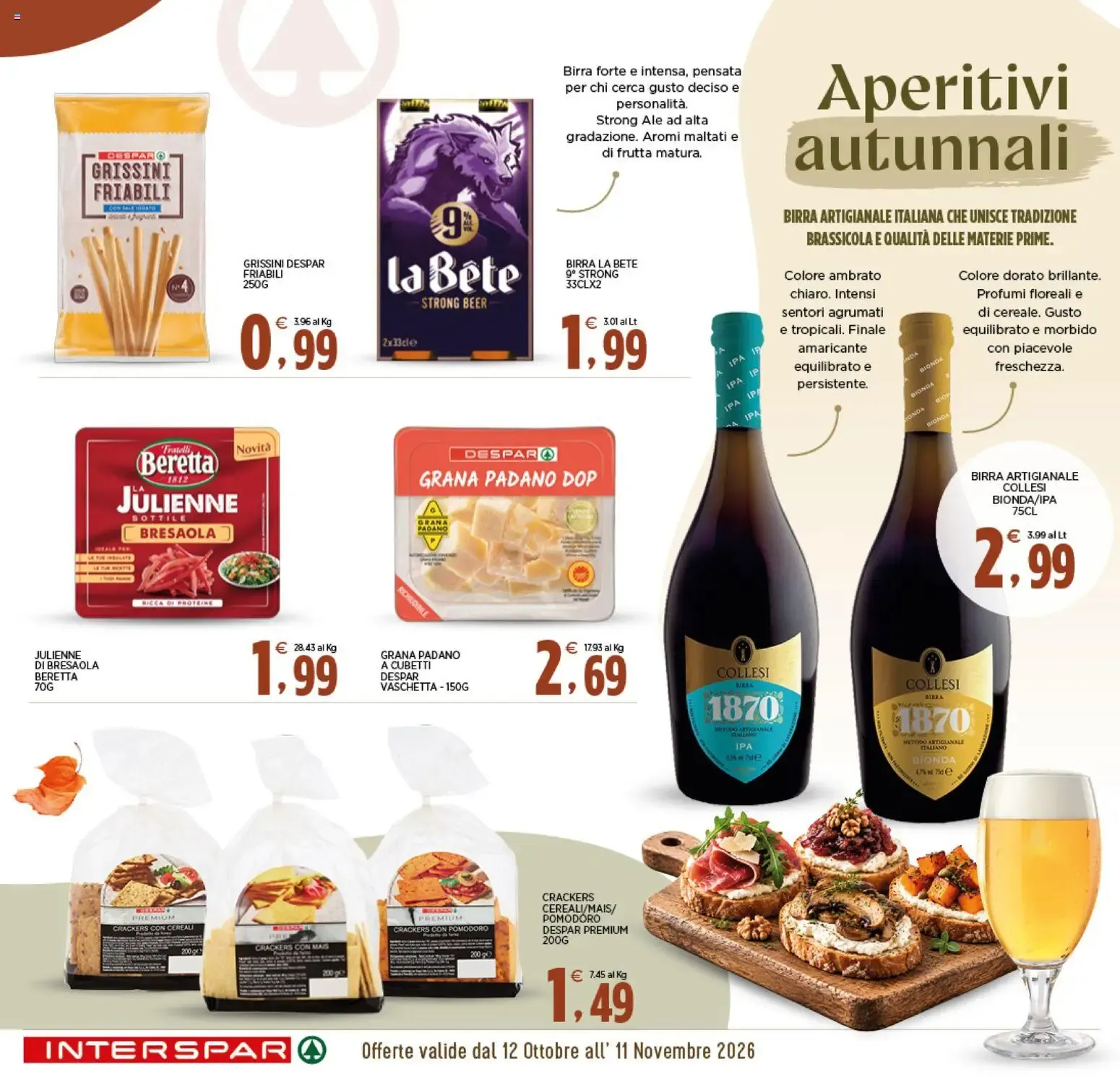Nuovo Interspar volantino Sapori d'Autunno dal 12/10/2026 > offerte anteprima 🛍️ da 12 ottobre a 11 novembre di 2026 - Pagina del volantino 11