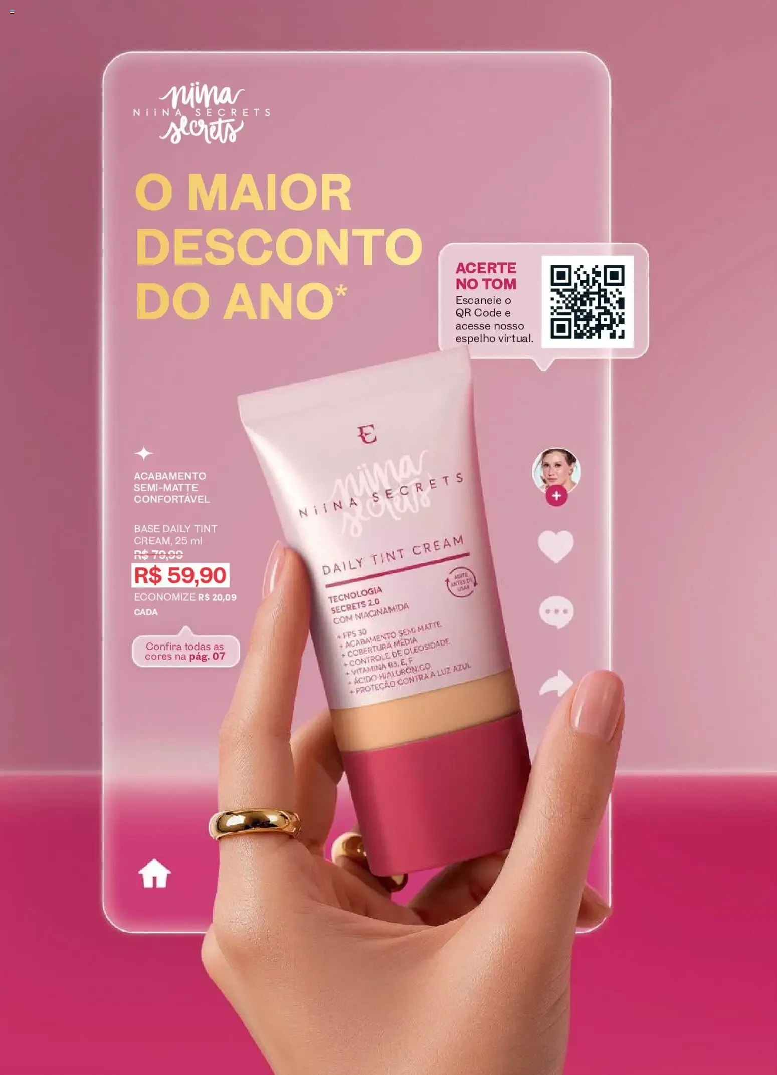 Encarte de Eudora Niina Secrets - As Tendências da Niina com até 25% OFF 7 de outubro até 2 de novembro 2026 - Pagina 2