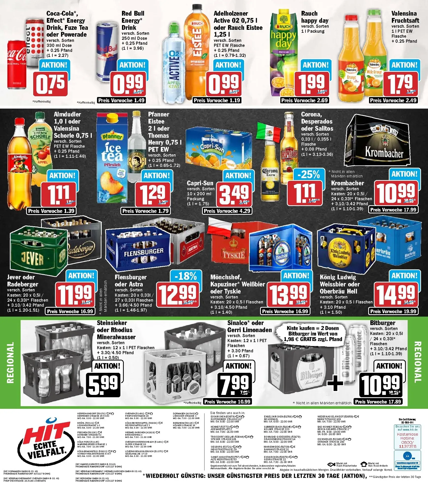 Hit Prospekt – von Montag 15.06.2026 bis Samstag 20.06.2026 von 15. Juni bis 20. Juni 2026 - Prospekt seite 18