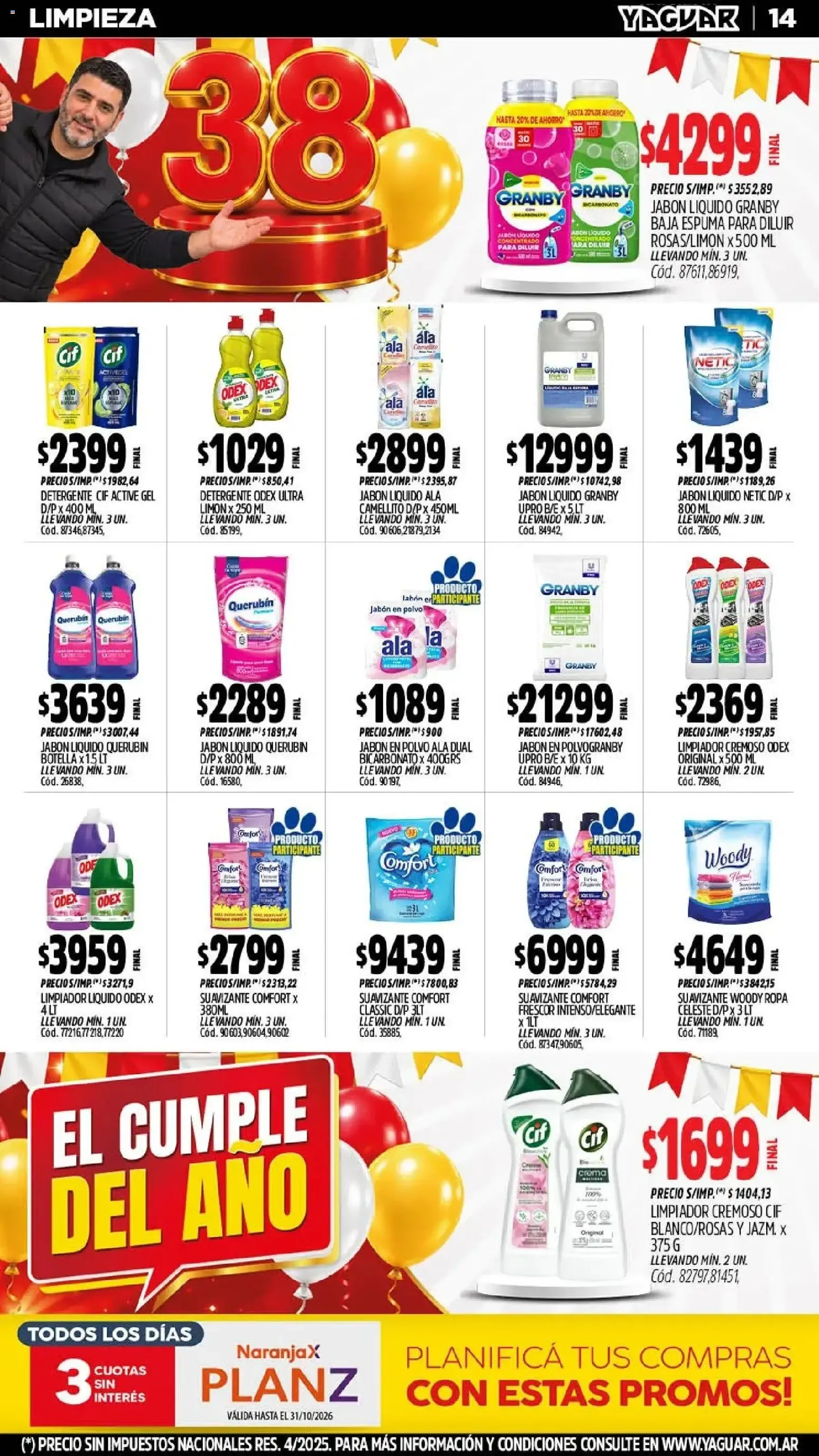 Ofertas de Yaguar - Oferta Semanal Chaco del 19/10/2026 - 24/10/2026 19 de octubre al 24 de octubre 2026 - Página 16 del catálogo