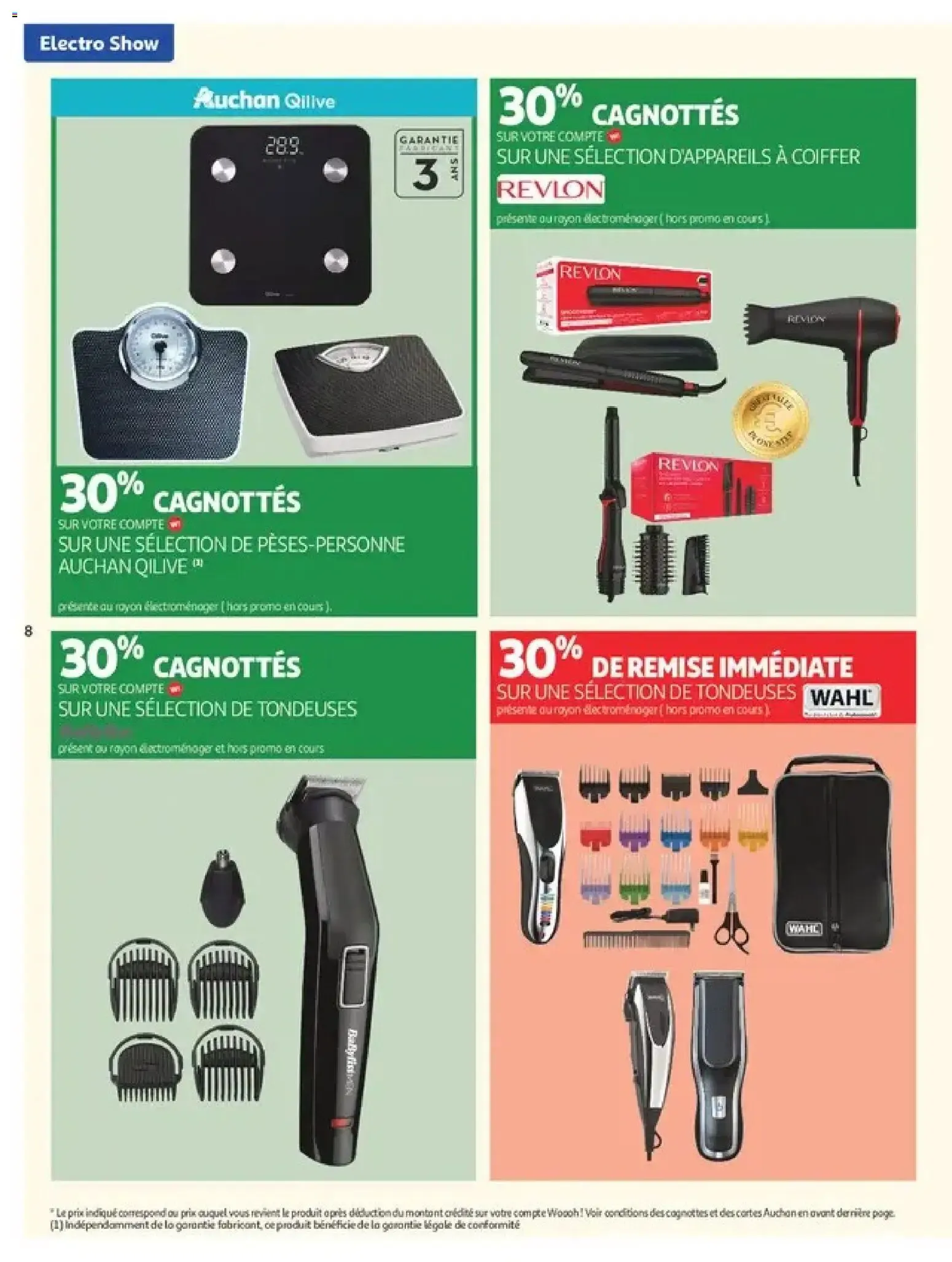 Auchan Electroshow à partir du 01/09/2026 - promo en ligne du 1 septembre au 13 septembre 2026 - Catalogue page 8