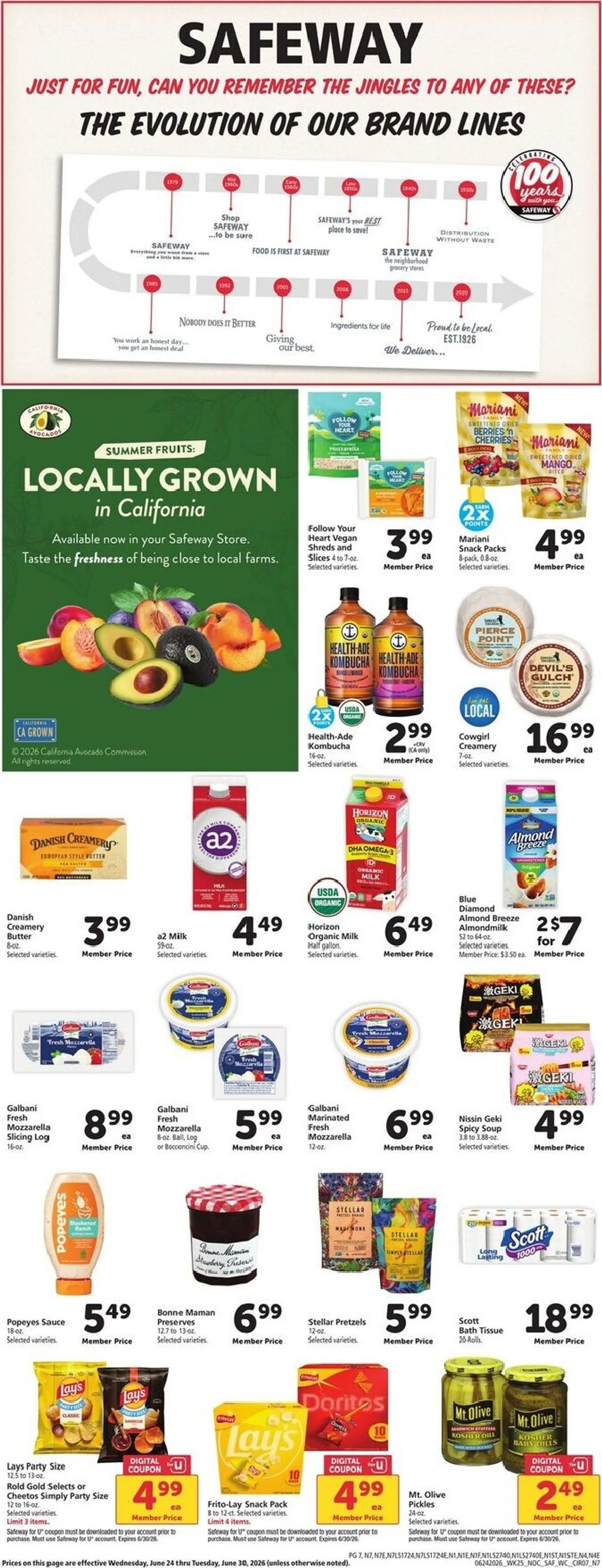 Weekly ad Safeway Star Spangled Savings from June 24 to June 30 2026 - Page 9
