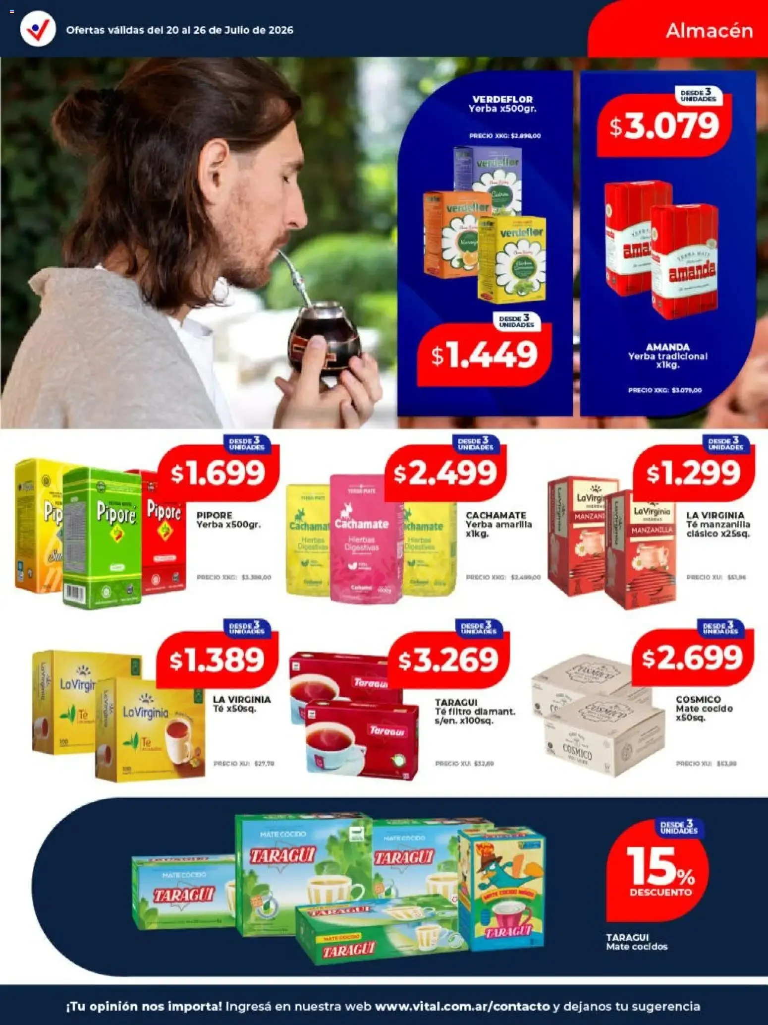 Ofertas de Vital - Ofertas || del 20/07/2026 - 26/07/2026 || Catálogo 20 de julio al 26 de julio 2026 - Página 21 del catálogo