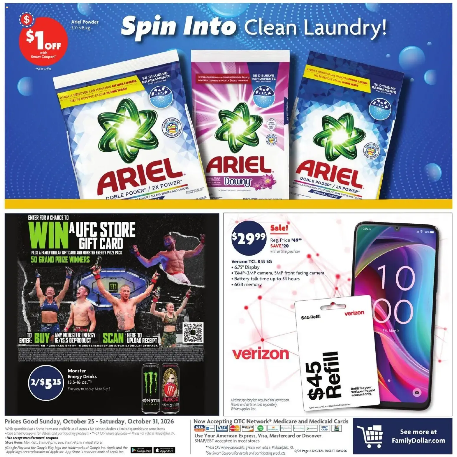Weekly ad Family Dollar Weekly Ad (10/25 - 10/31 2026) - Flyer from October 25 to October 31 2026 - Page 14
