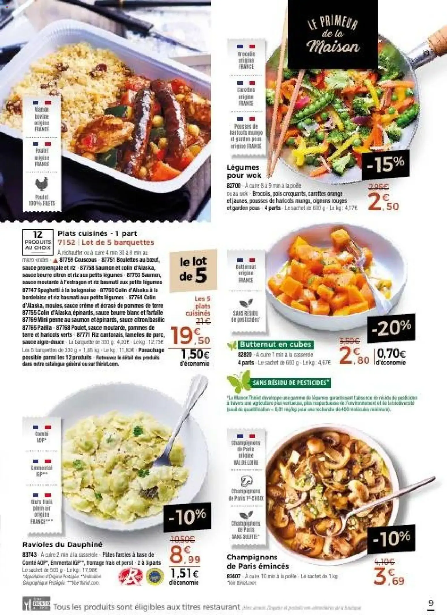 Thiriet Catalogue livraison à domicile à partir du 30/09/2026 - promo en ligne du 30 septembre au 22 octobre 2026 - Catalogue page 9