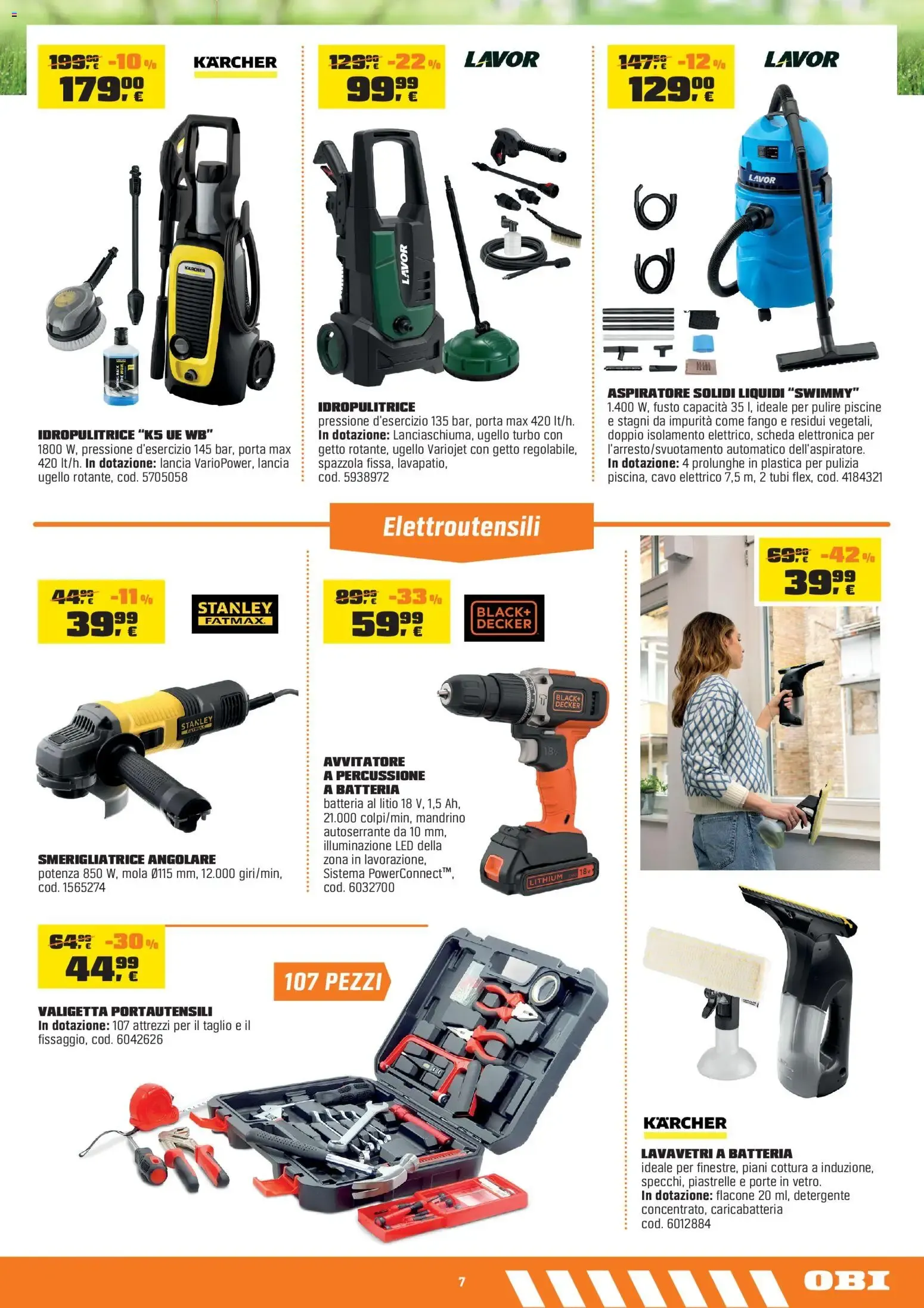Nuovo OBI volantino dal 10/06/2026 > offerte anteprima 🛍️ da 11 giugno a 5 luglio di 2026 - Pagina del volantino 7