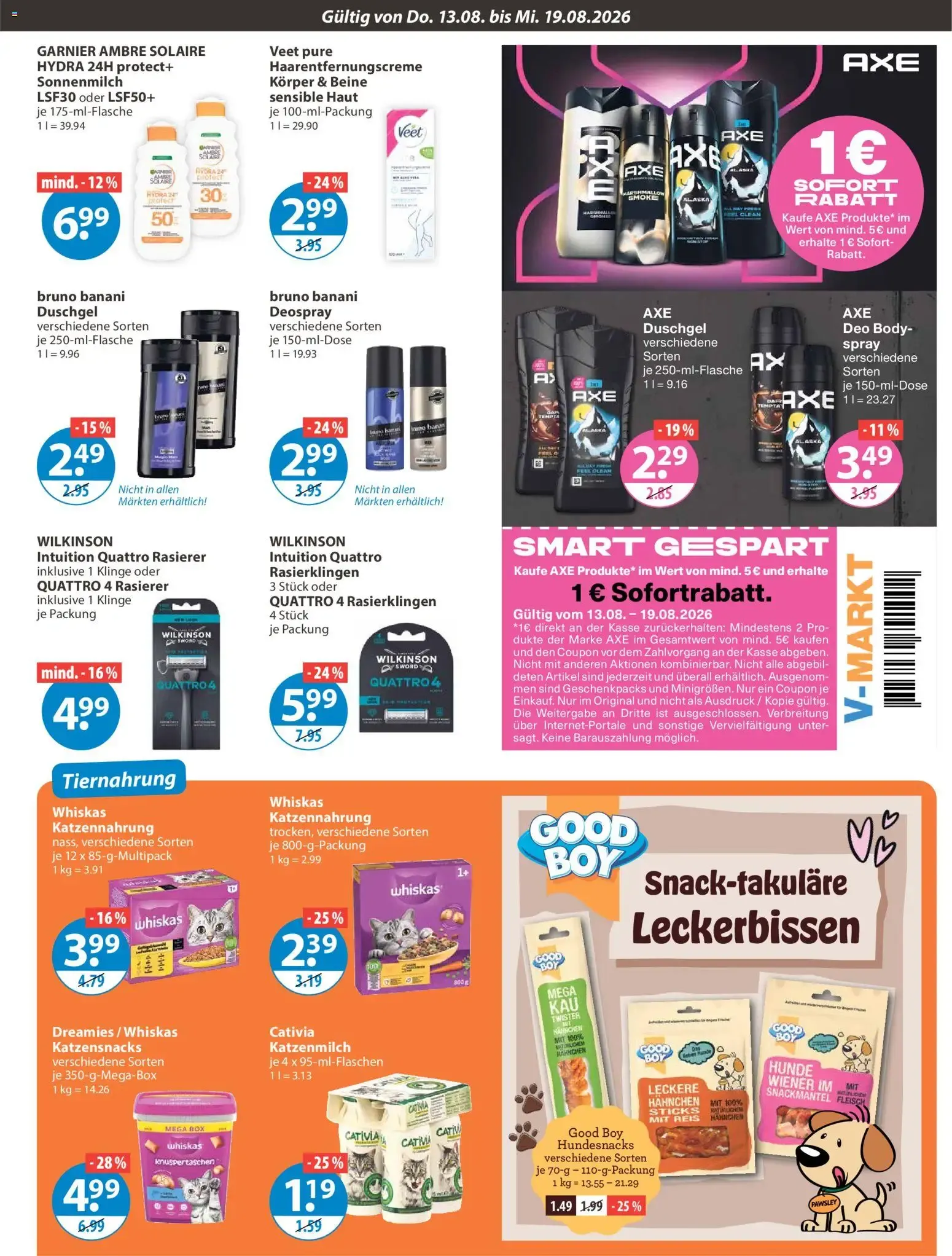 Angebote V-Markt Angebote (ab 13.08.2026) von 13. August bis 19. August 2026 - Prospekt seite 11