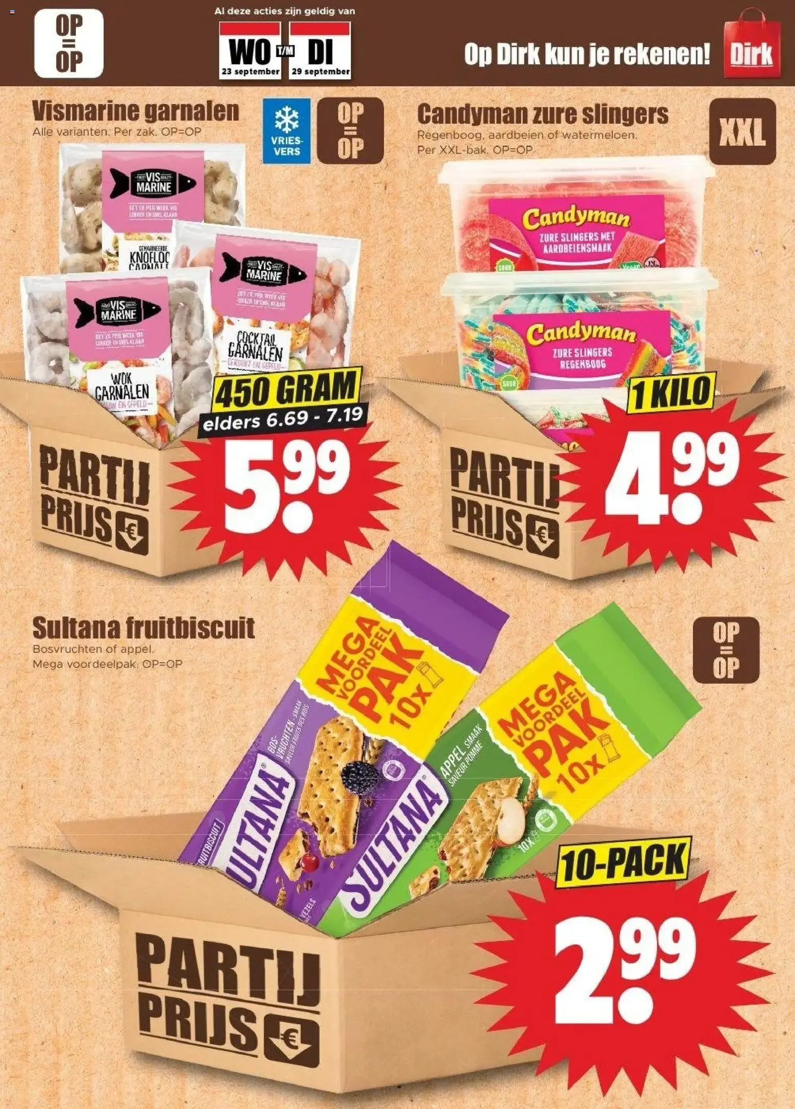 Dirk Folder: Milka Chocolade y Ofertas de Budget Boodschappen van 23 september tot 29 september 2026 - Folder pagina 23