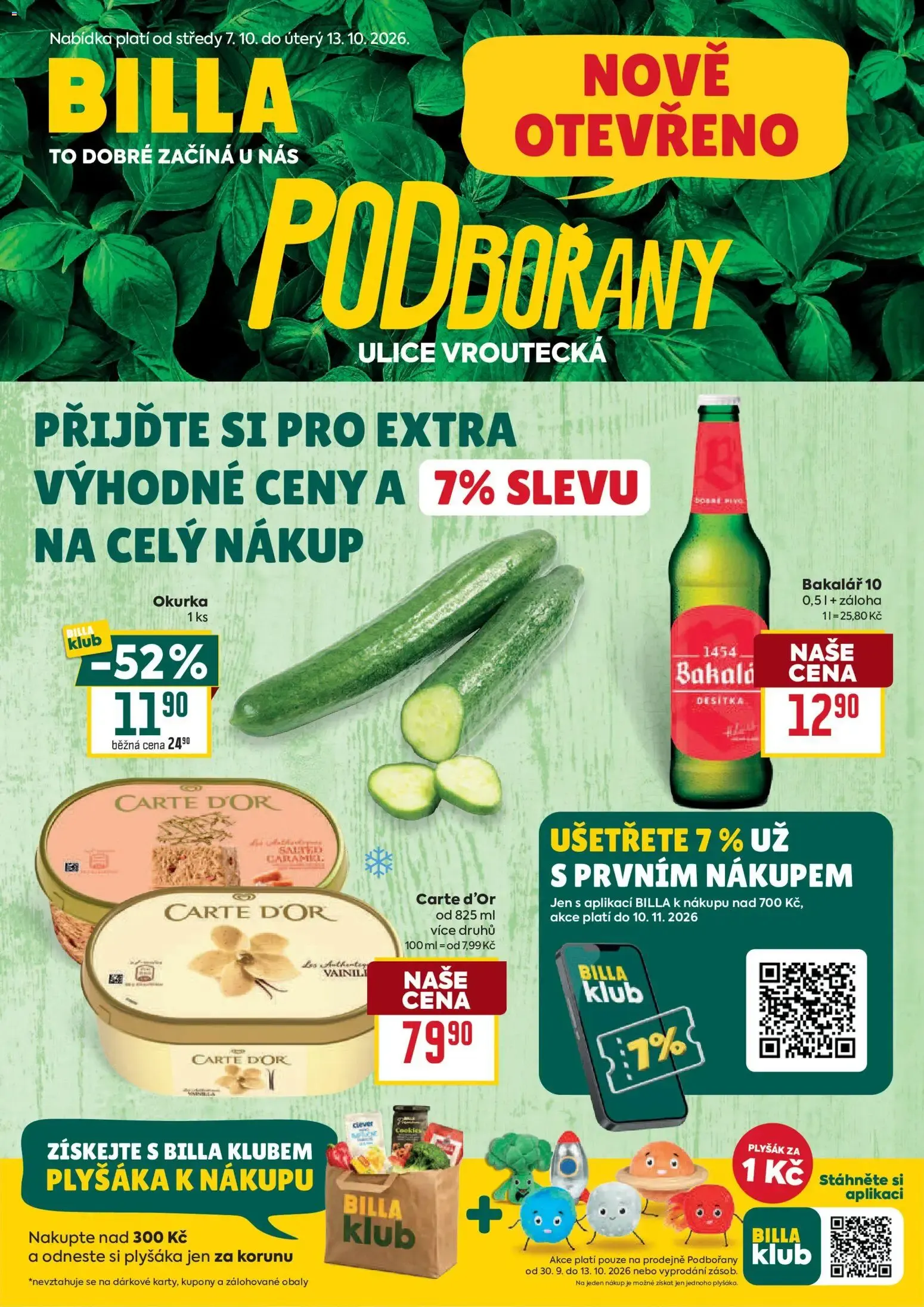 Billa: Nueva Apertura Podbořany - 7. října 13. října 2026 - Page 1