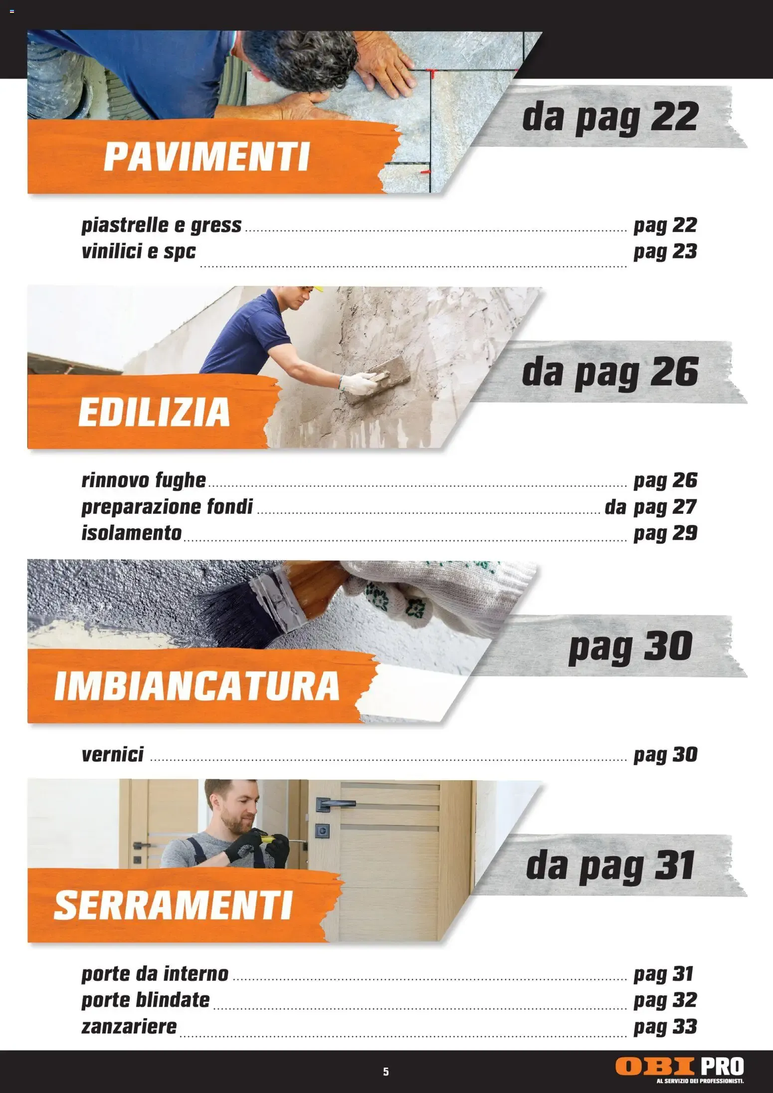 OBI PRO AL SERVIZIO DEI PROFESSIONISTI. da 14 settembre a 30 ottobre di 2026 - Pagina del volantino 5