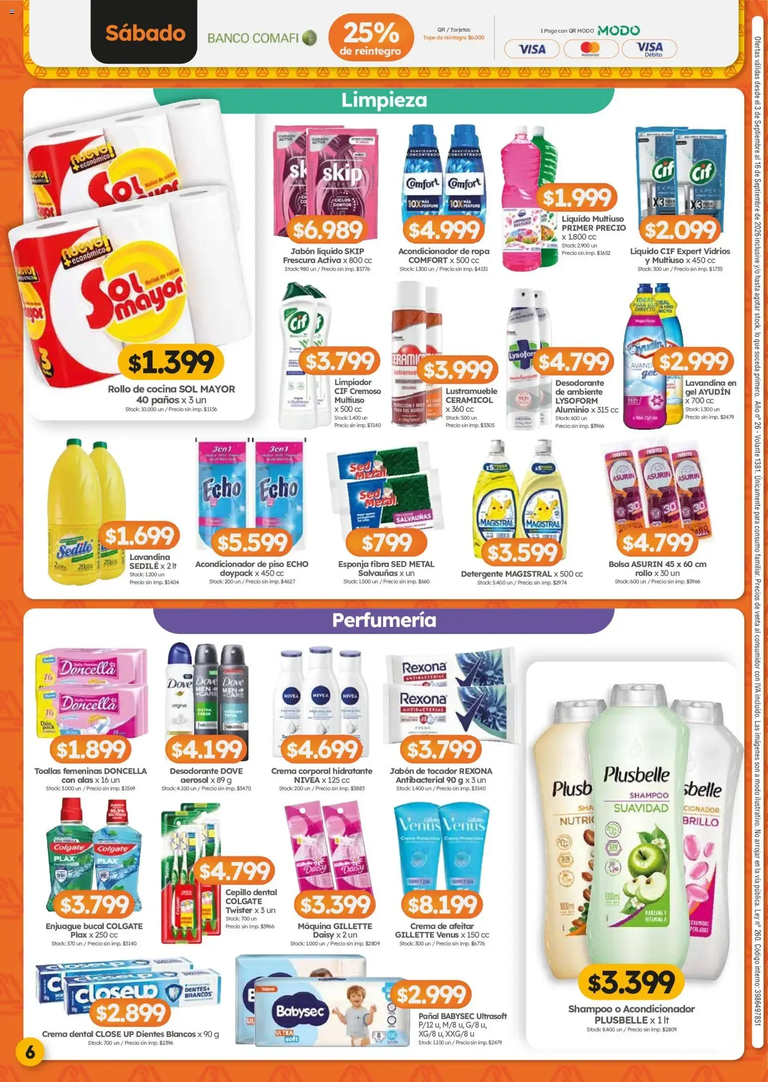 Ofertas de Cordiez - Ofertas || del 03/09/2026 - 16/09/2026 || Catálogo 3 de septiembre al 16 de septiembre 2026 - Página 6 del catálogo