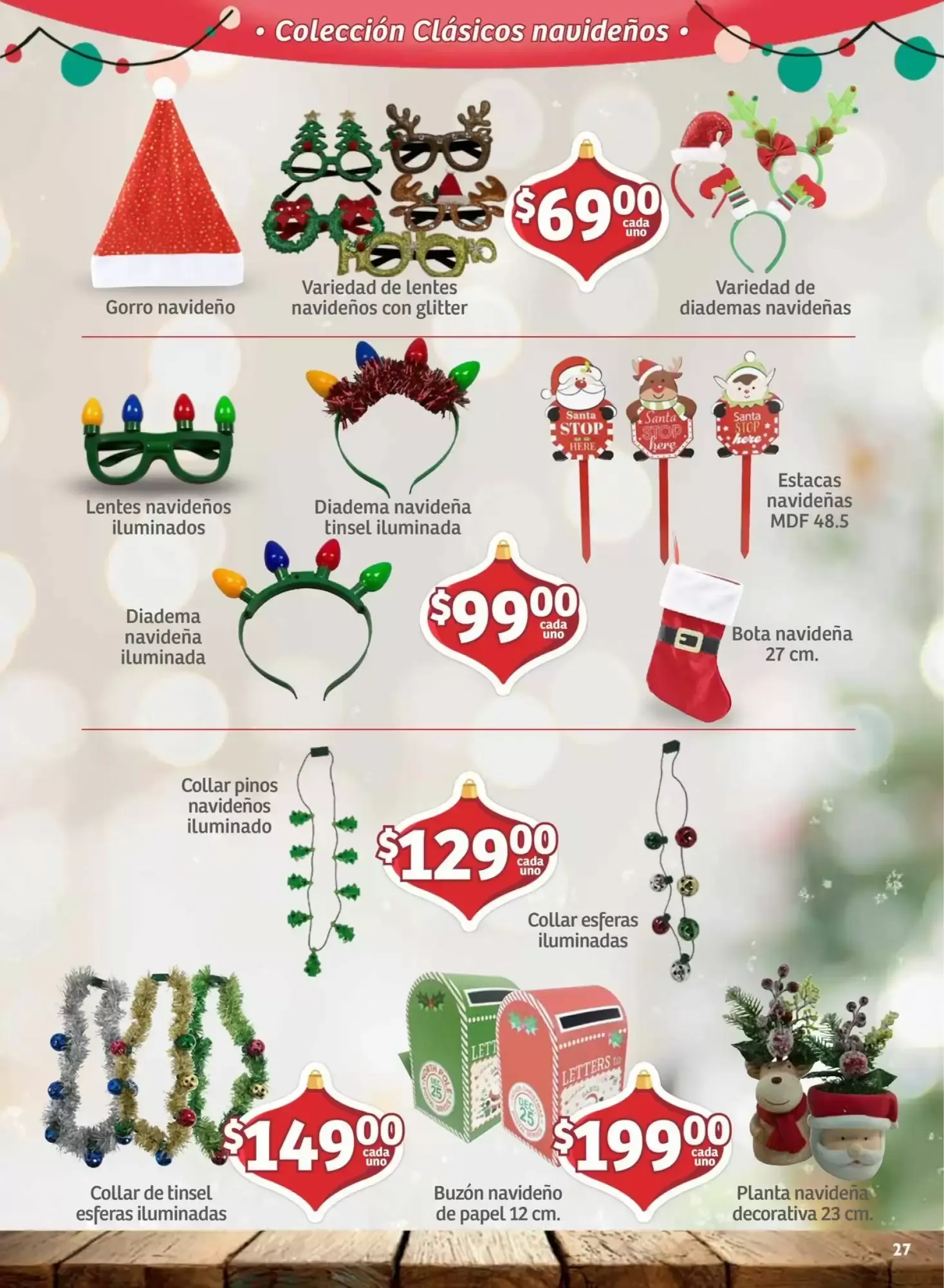 Catálogo de Soriana Mercado Decoración de Navidad 2026 30 de septiembre al 11 de noviembre 2026 - Pagina 27