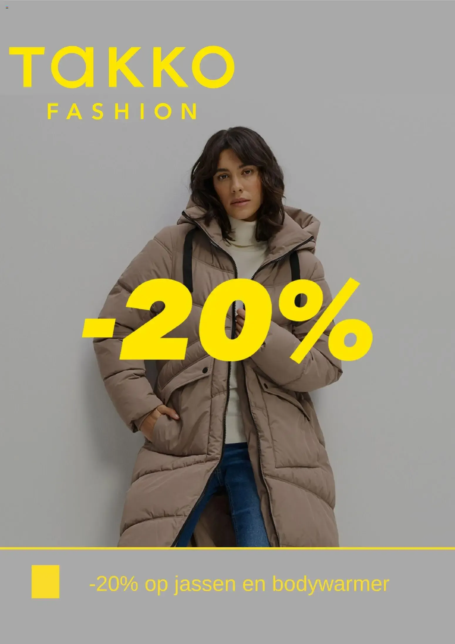 Takko Fashion -20% en jassen y bodywarmers van 14 oktober tot 25 oktober 2026 - Folder pagina 1