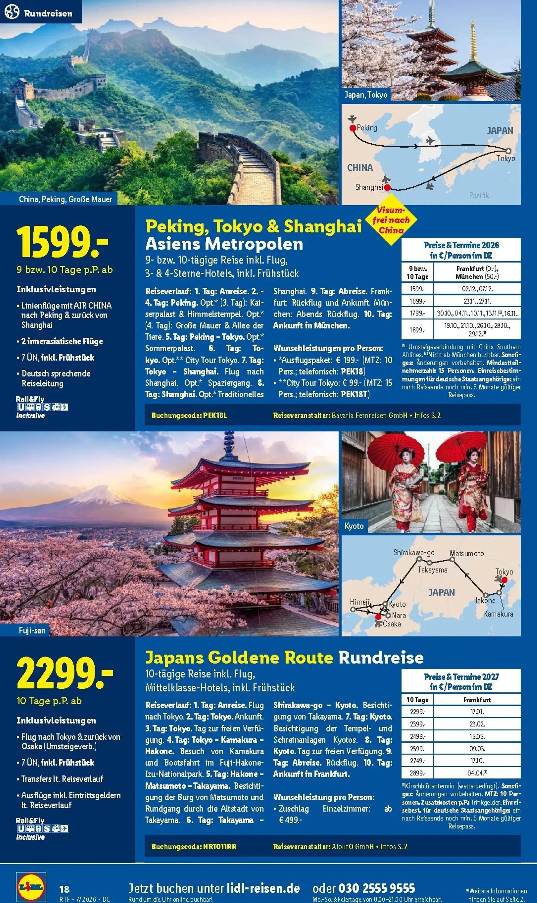Lidl Reisen: Auf die Berge, fertig, los. Last Minute Urlaub von 15. Juli bis 15. August 2026 - Prospekt seite 18