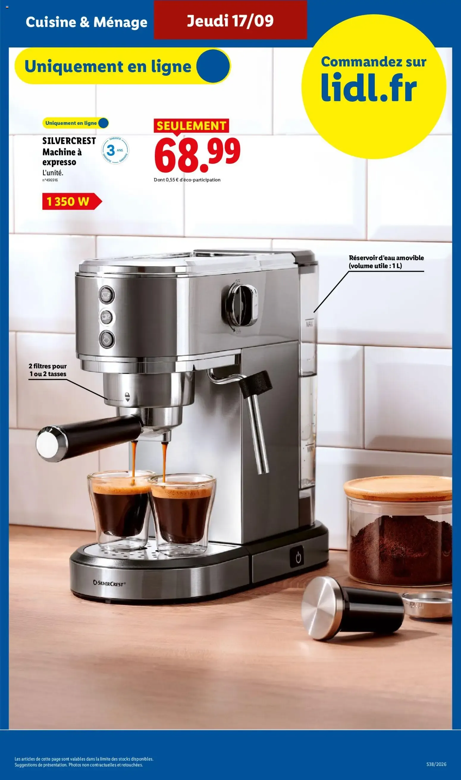 Ofertas EXCLU WEB Lidl du 14 septembre au 17 septembre 2026 - Catalogue page 9