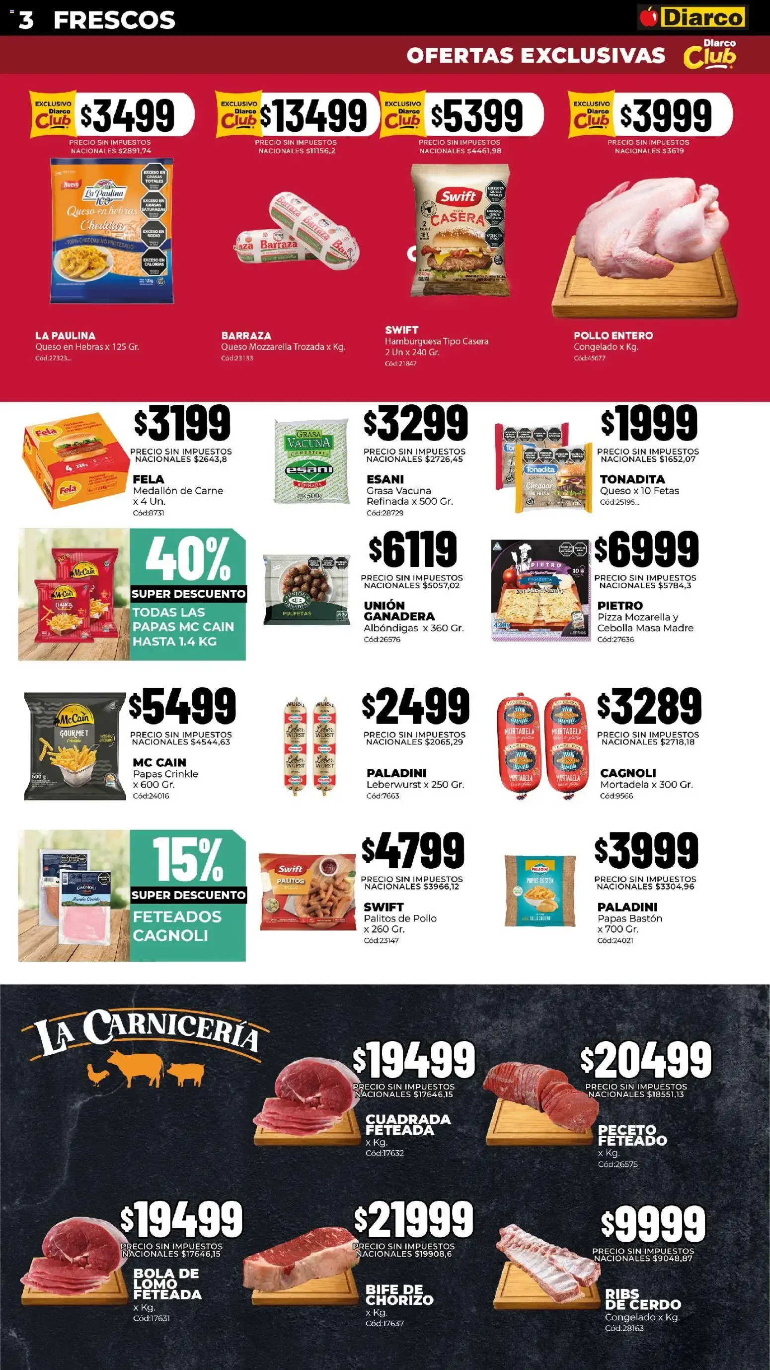 Ofertas de Diarco - ¡TODOS PUEDEN COMPRAR POR UNIDAD O CANTIDAD! 3 de agosto al 7 de agosto 2026 - Página 3 del catálogo