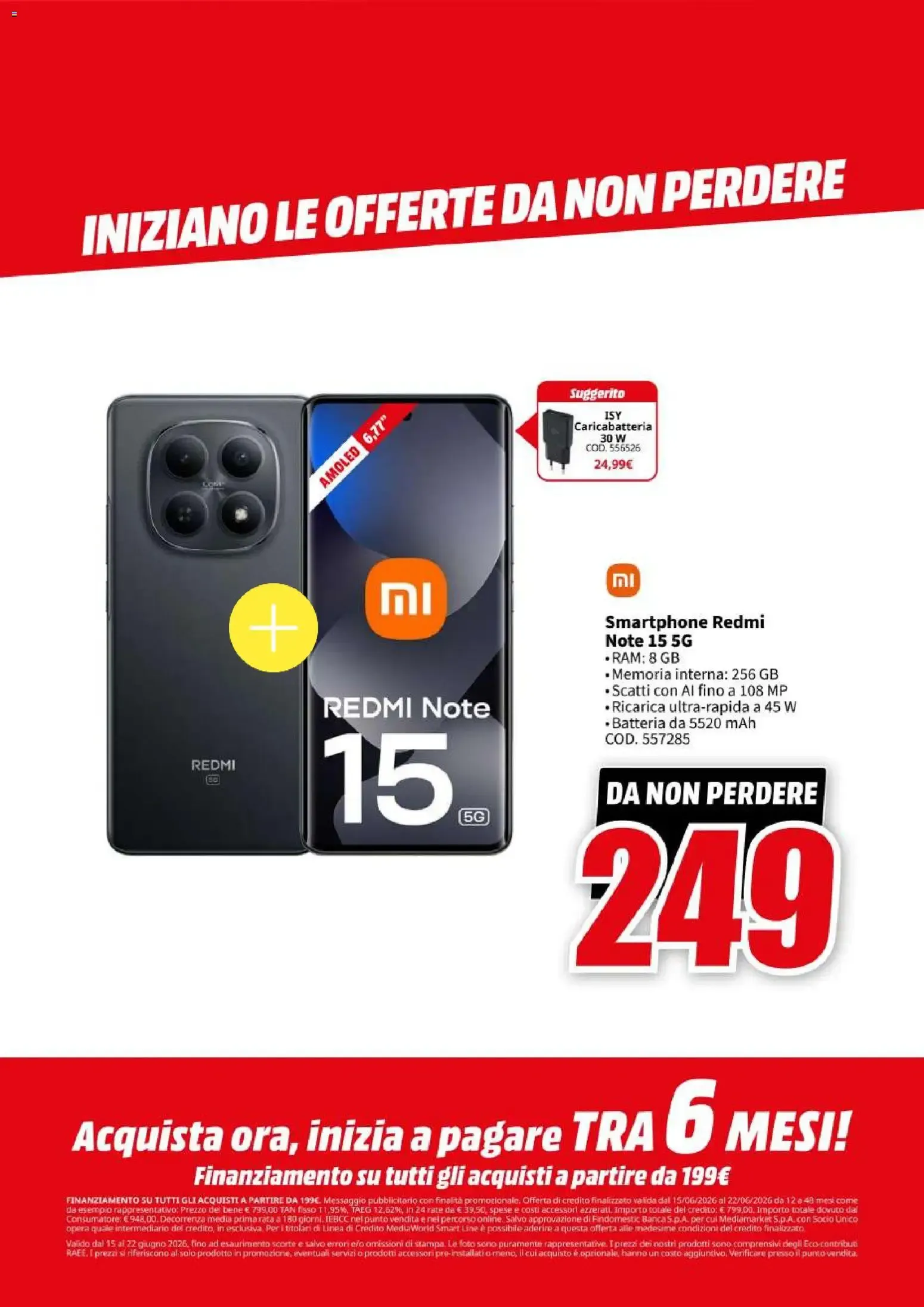 Nuovo Media World volantino dal 15/06/2026 > offerte anteprima 🛍️ da 15 giugno a 22 giugno di 2026 - Pagina del volantino 6