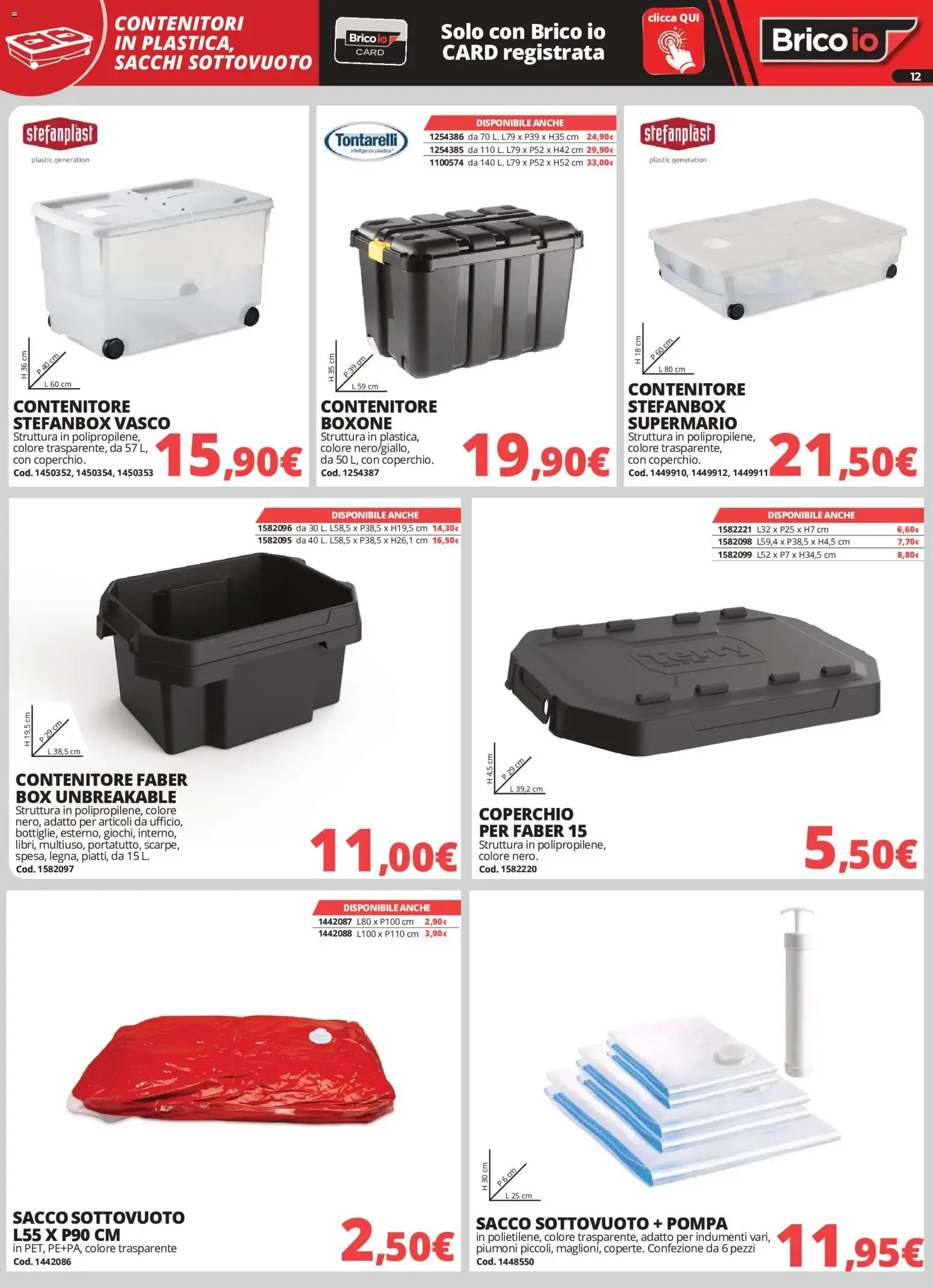 Nuovo Brico io volantino Sistemazione dal 28/09/2026 > offerte anteprima 🛍️ da 28 settembre a 2 novembre di 2026 - Pagina del volantino 12