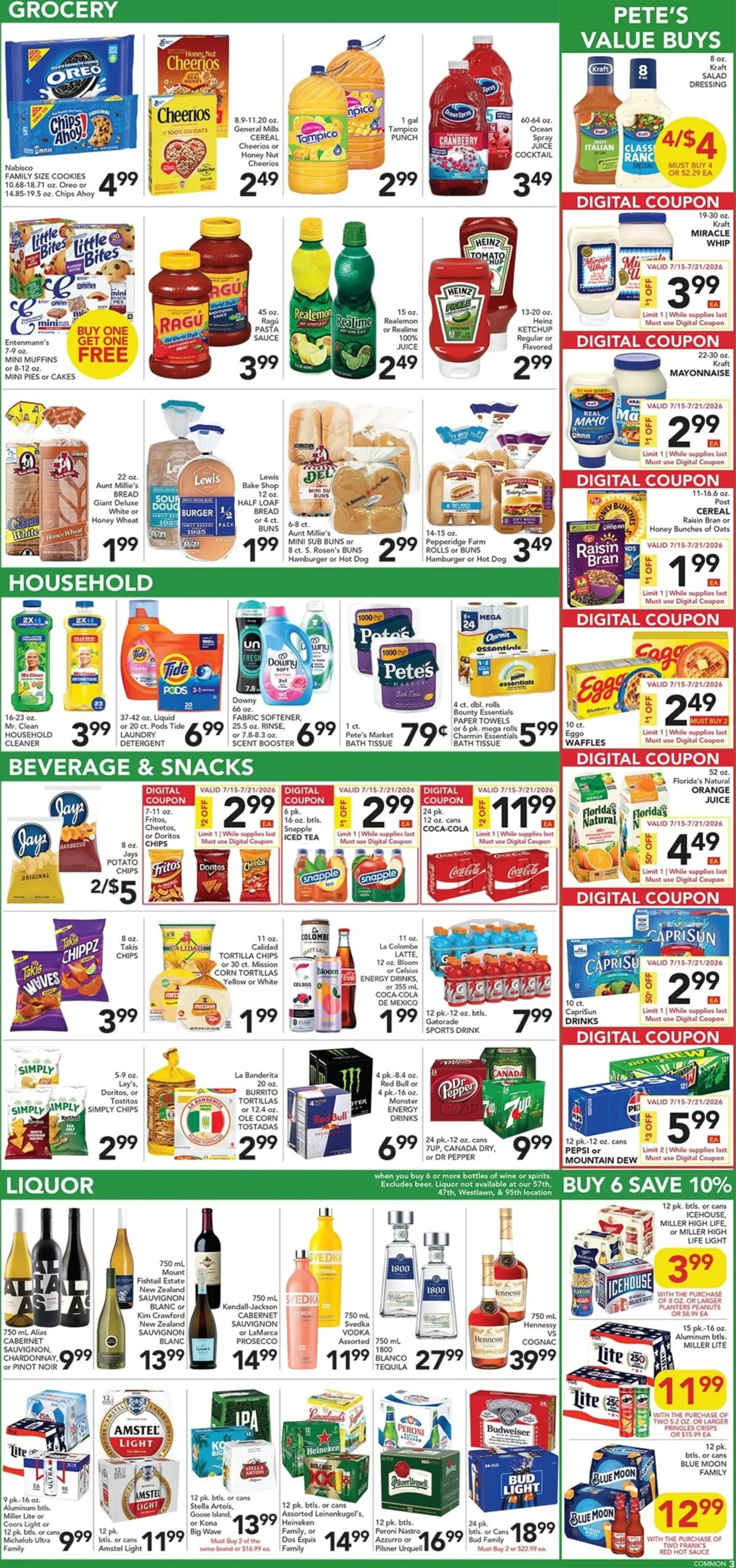 Weekly promotion Current Pete's Fresh Market - Orland Park leaflet valid from Wednesday 07/15/2026 to Tuesday 07/21/2026 spanning from July 15 to July 21 2026 - Page 3 for Catalogue 365