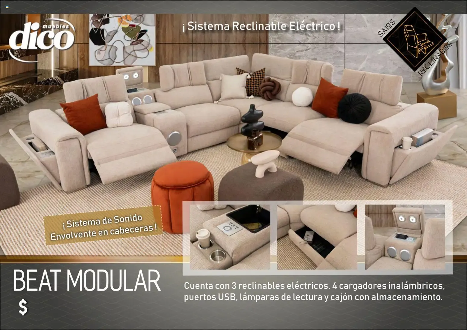 Catálogo de Muebles Dico catálogo Salas reclinables (27/03/2026 - 31/08/2026) - catálogo en línea 27 de marzo al 31 de agosto 2026 - Pagina 7