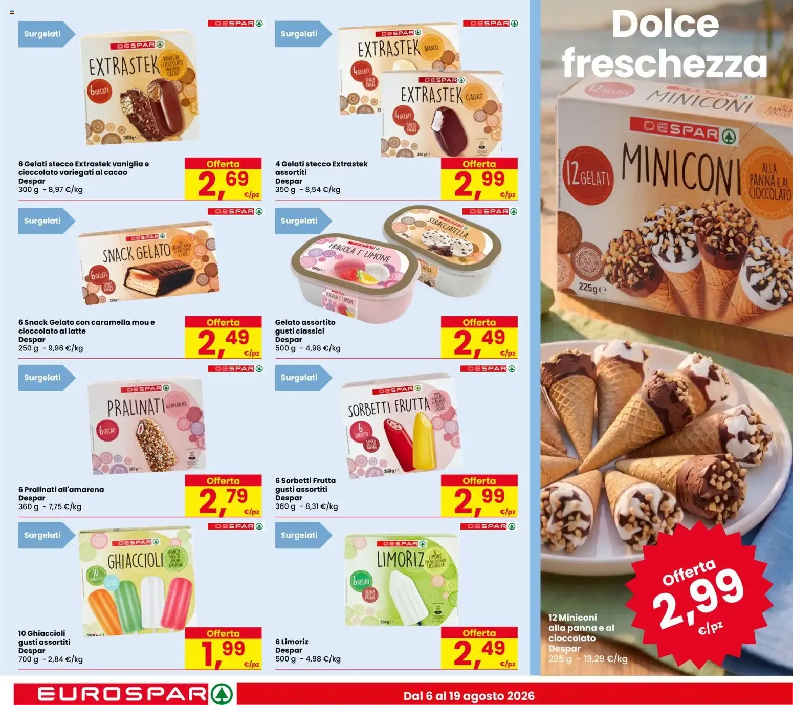 Nuovo Eurospar volantino dal 06/08/2026 > offerte anteprima 🛍️ da 6 agosto a 19 agosto di 2026 - Pagina del volantino 11