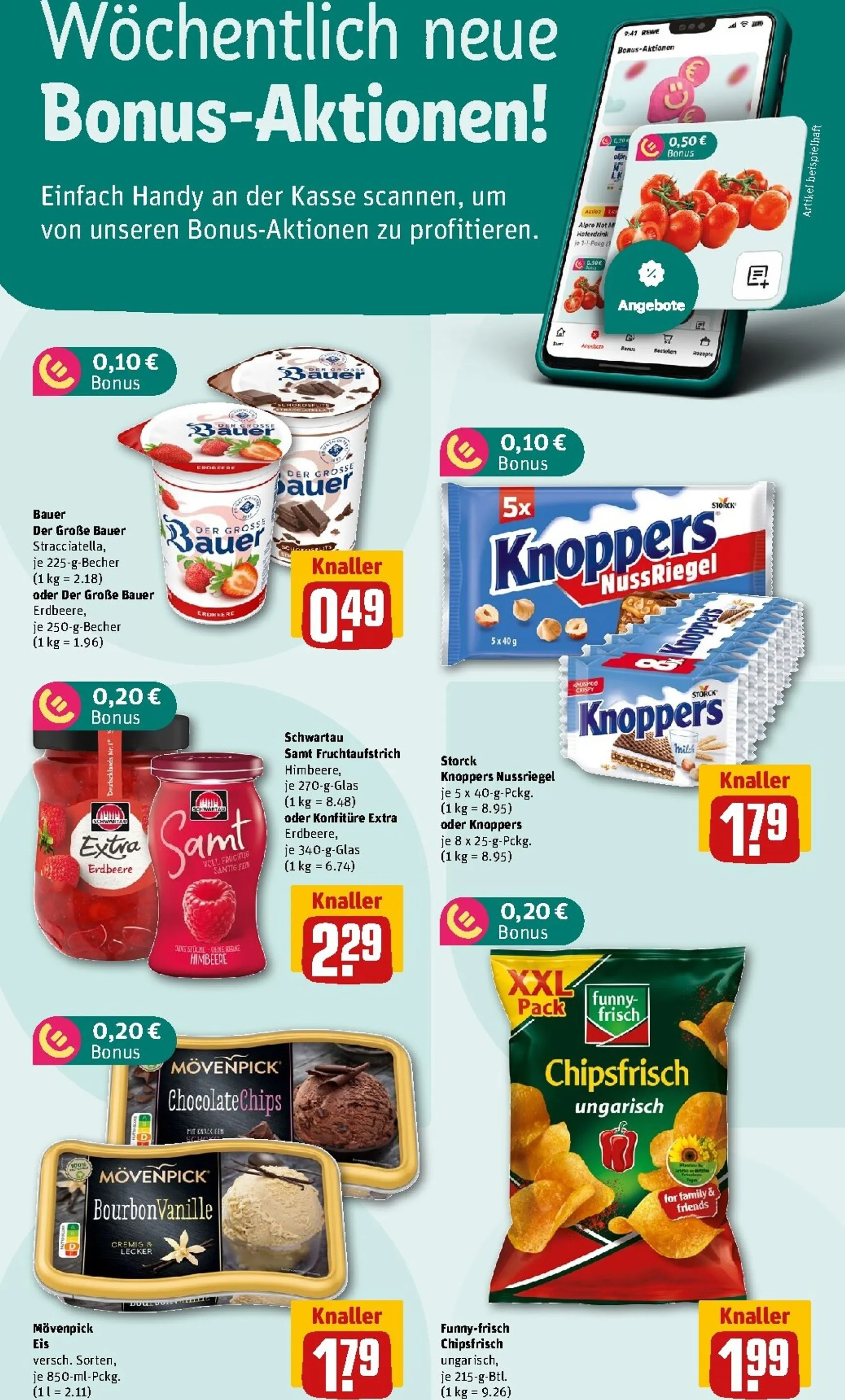 Die REWE Jubelwochen Mega Angebote, mega sparen! von 28. September bis 4. Oktober 2026 - Prospekt seite 2