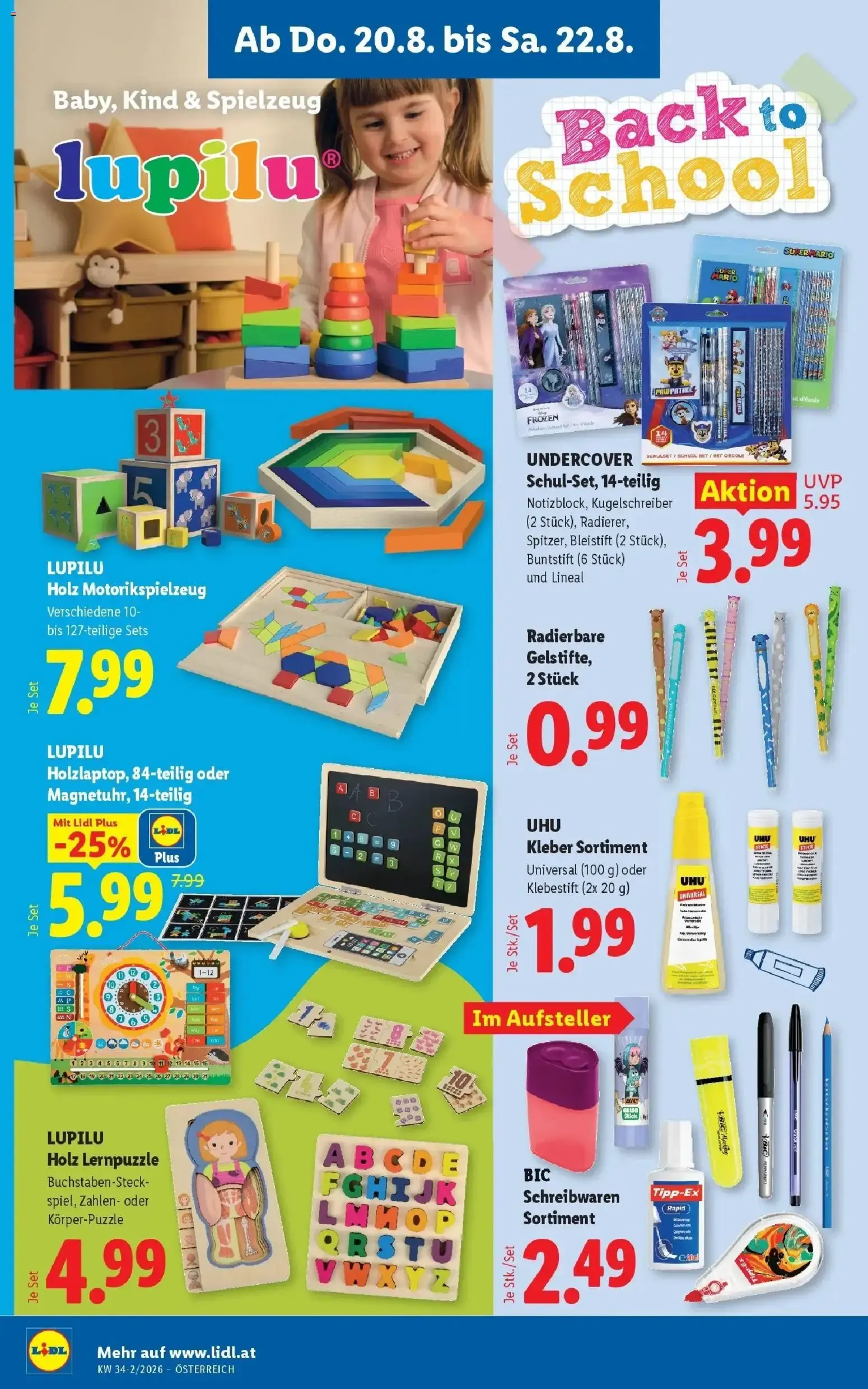 Lidl Plus - Österreichs günstigste Preise von 20. August bis 22. August 2026 - Flugblätt seite 26