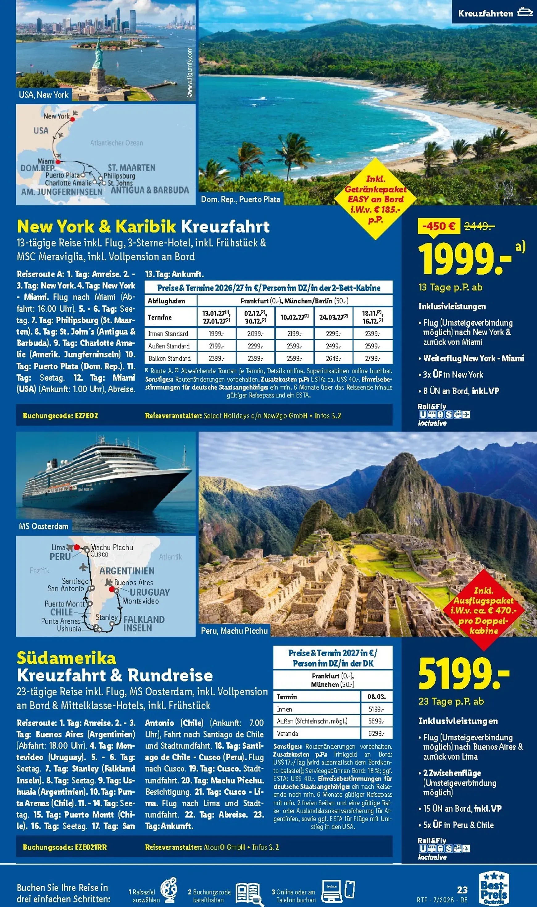 Lidl Reisen: Auf die Berge, fertig, los. Last Minute Urlaub von 15. Juli bis 15. August 2026 - Prospekt seite 23