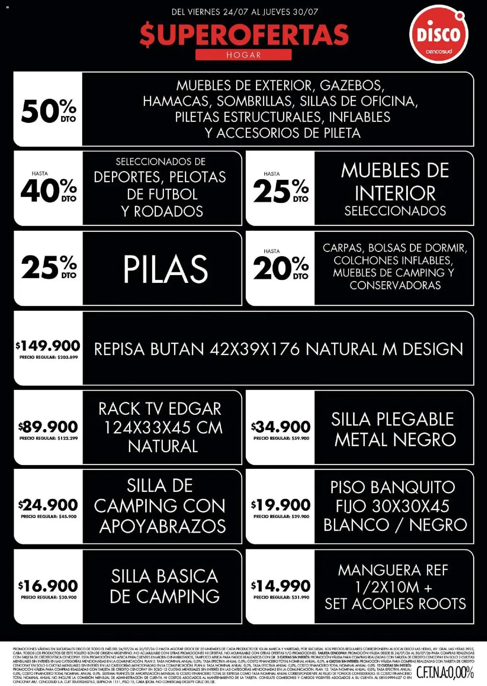 Ofertas de Disco - Súper Ofertas Hogar 24 de julio al 30 de julio 2026 - Página 1 del catálogo