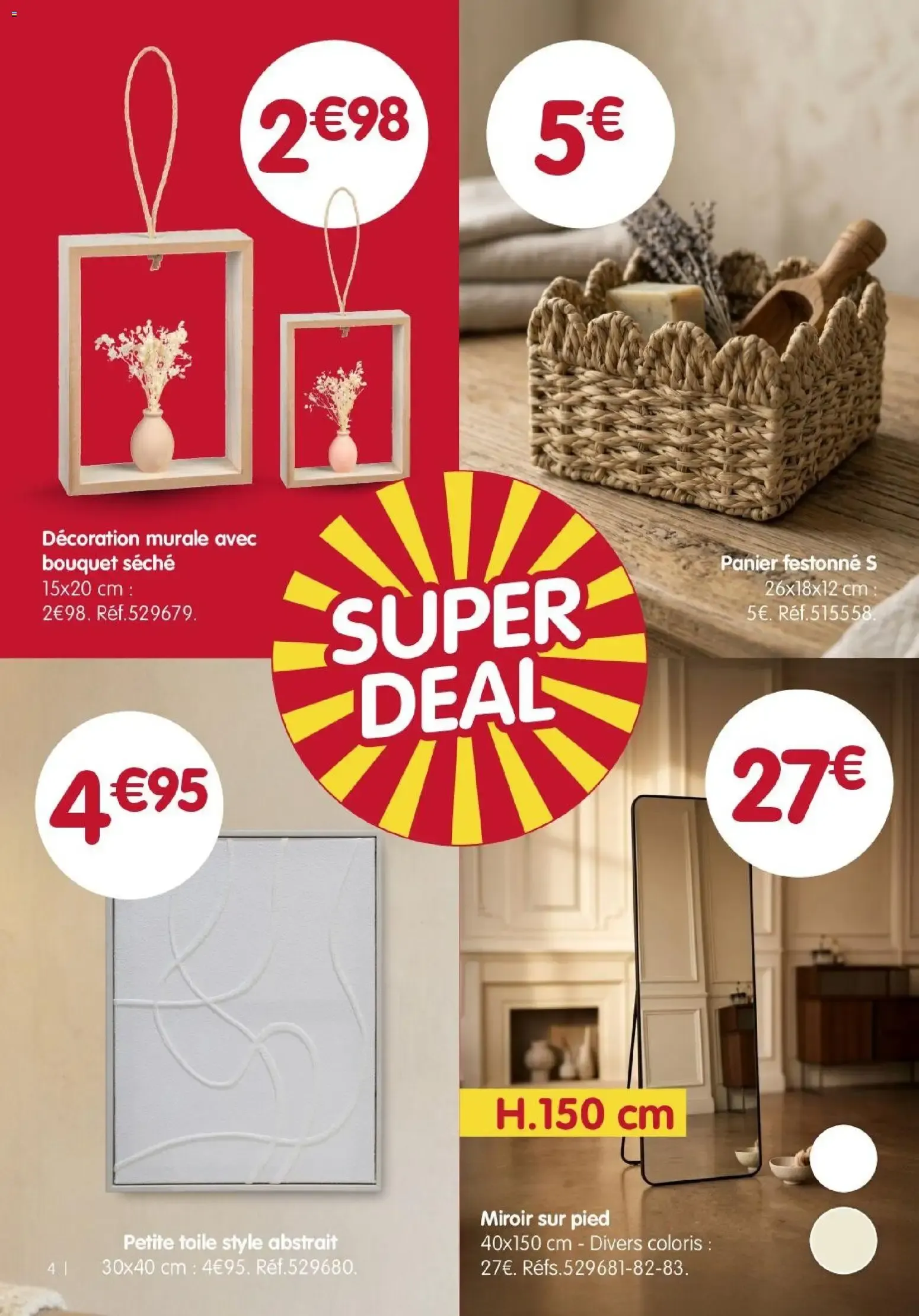 B&M Super Deal - Arrivage Mobilier du 24 juin au 8 juillet 2026 - Catalogue page 4
