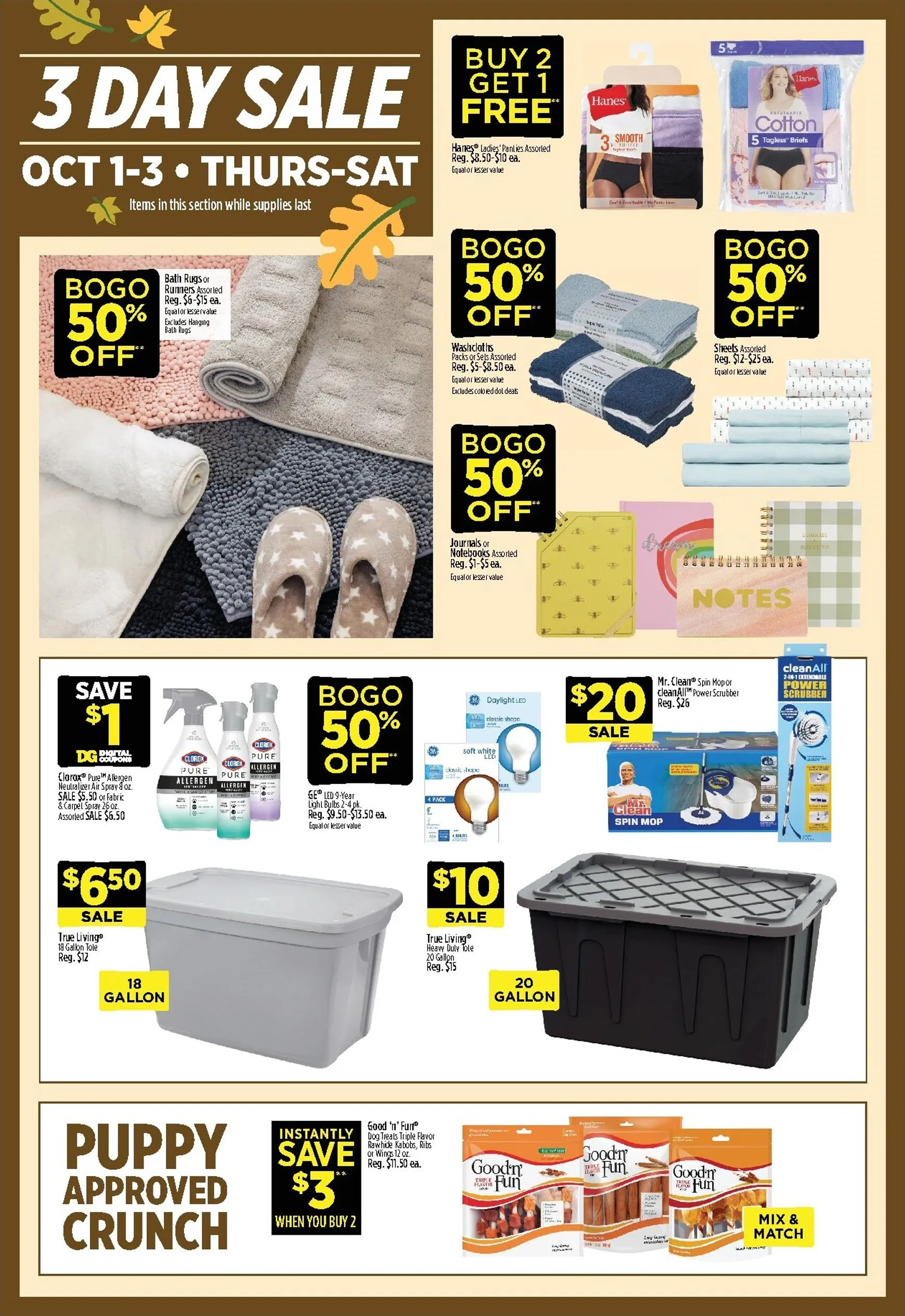 Weekly ad Current Dollar General leaflet valid from Sunday 09/27/2026 to Saturday 10/03/2026 from September 27 to October 3 2026 - Page 2