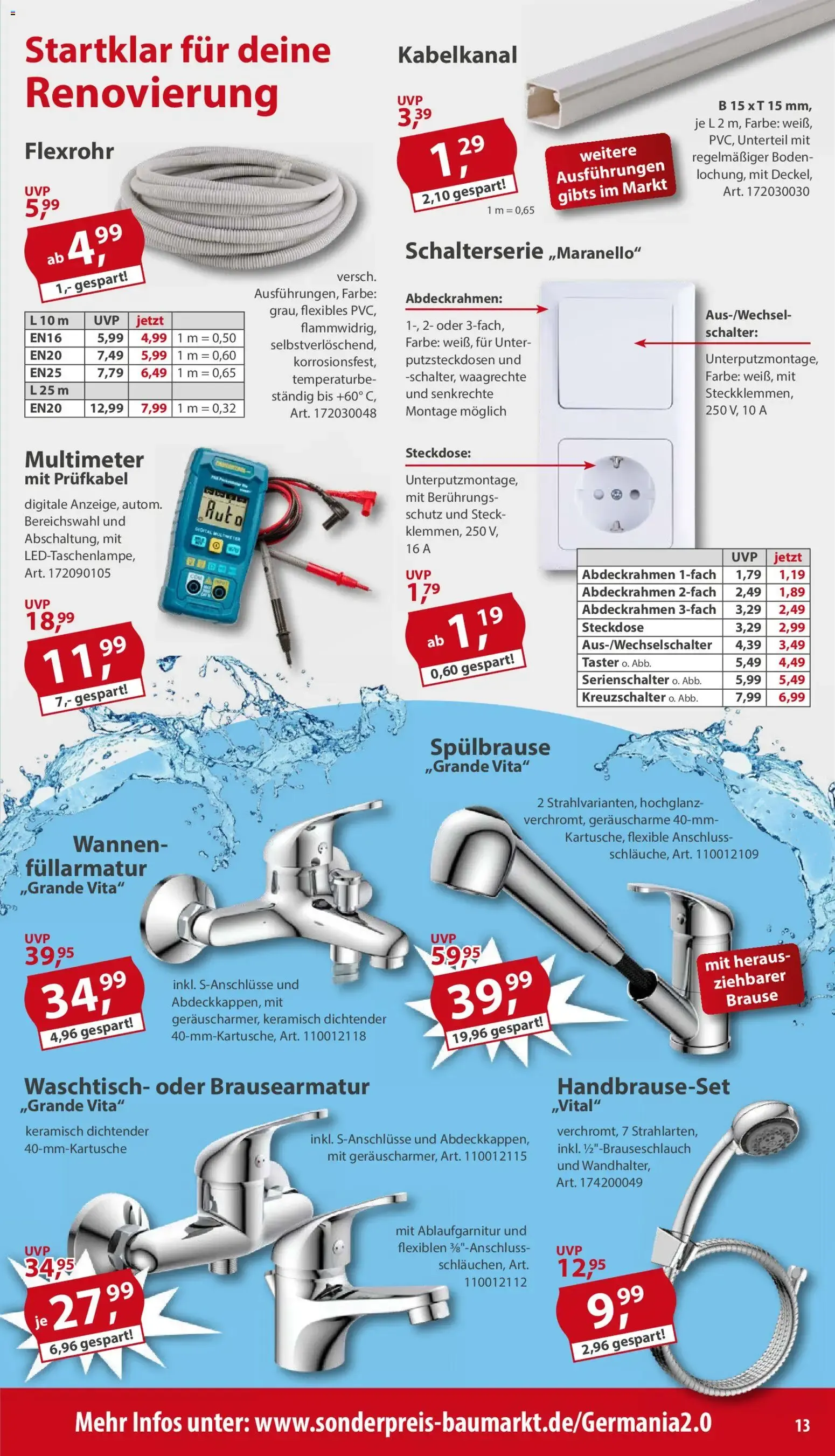 Sonderpreis Baumarkt Prospekt (ab 04.07.2026) zum Blättern von 4. Juli bis 10. Juli 2026 - Prospekt seite 13