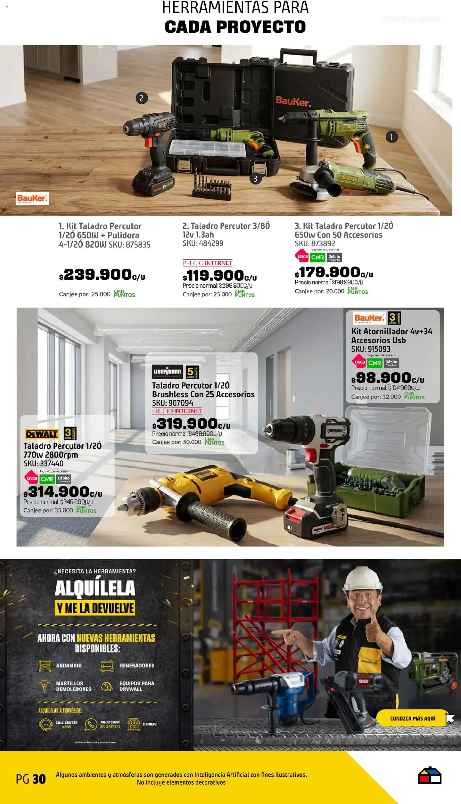 Catalogo de Homecenter catálogo La transformación es imparable desde el 08/09/2026 > Revistas Octubre 8 de septiembre al 23 de octubre 2026 - Pag 30